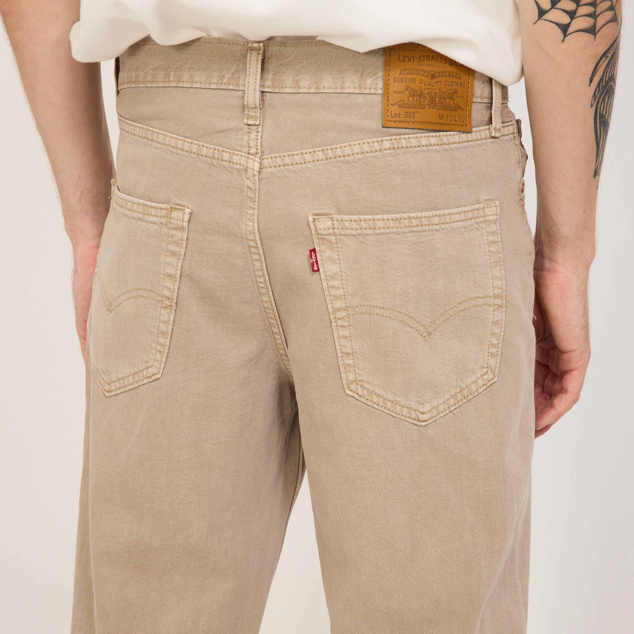 Levis | 568 Loose Straight Vintage Khaki | Maplestore