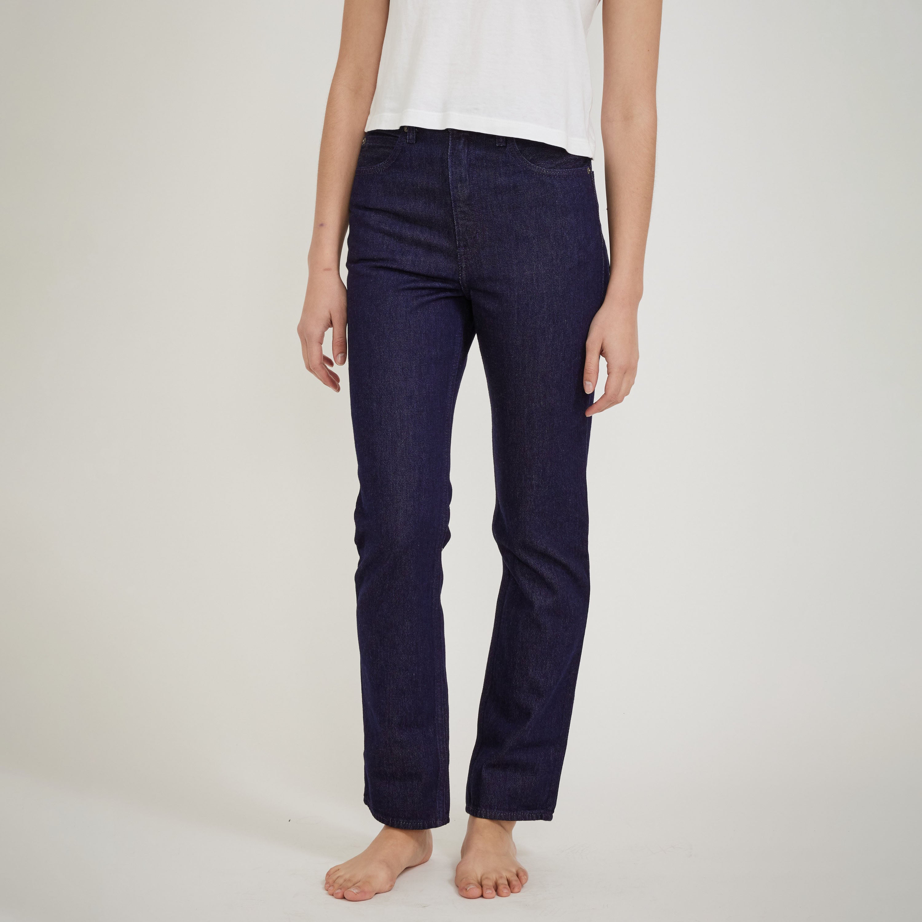 Wellthread 70s High Straight Indigo Rinse