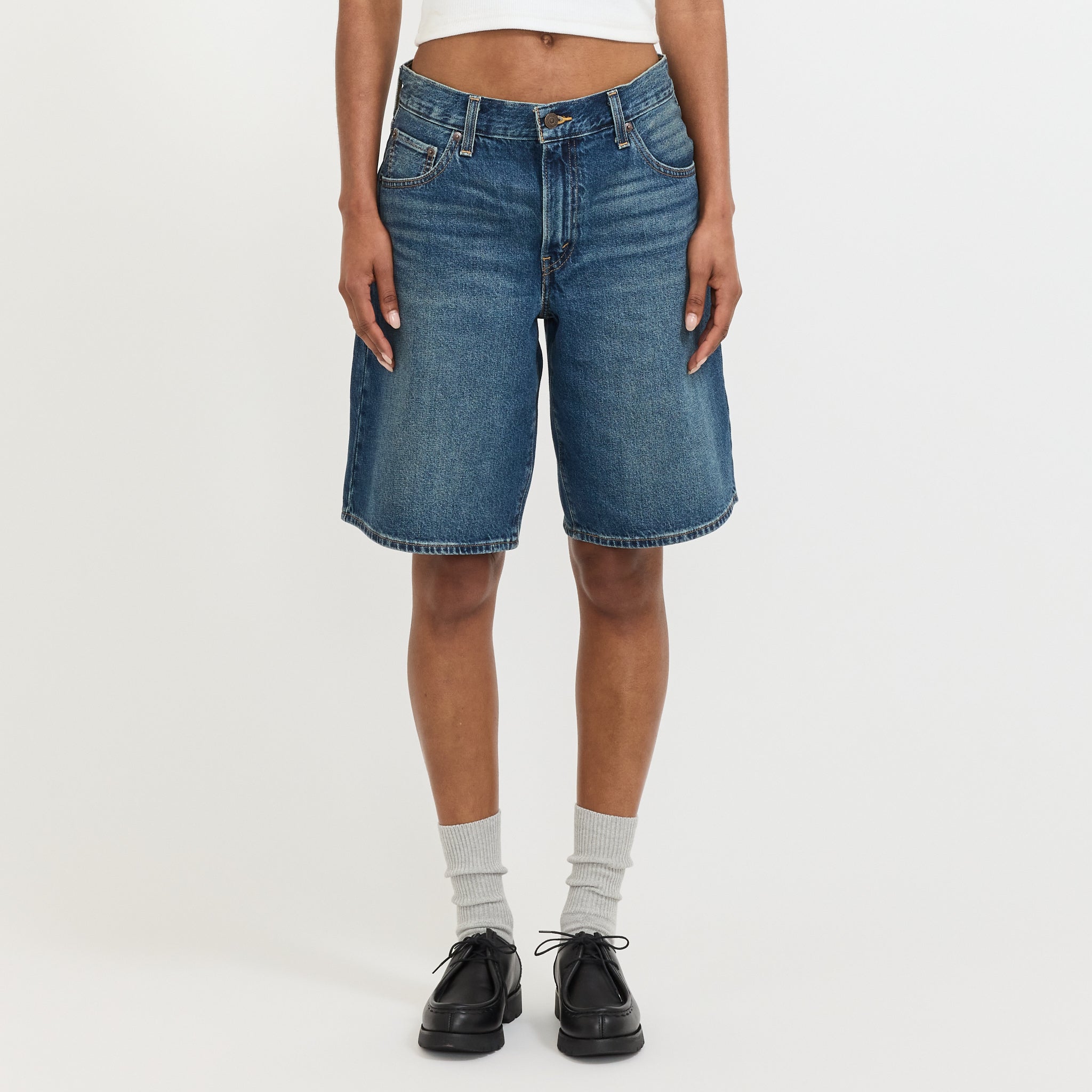 Baggy Dad Jort Hinged Heart Jort
