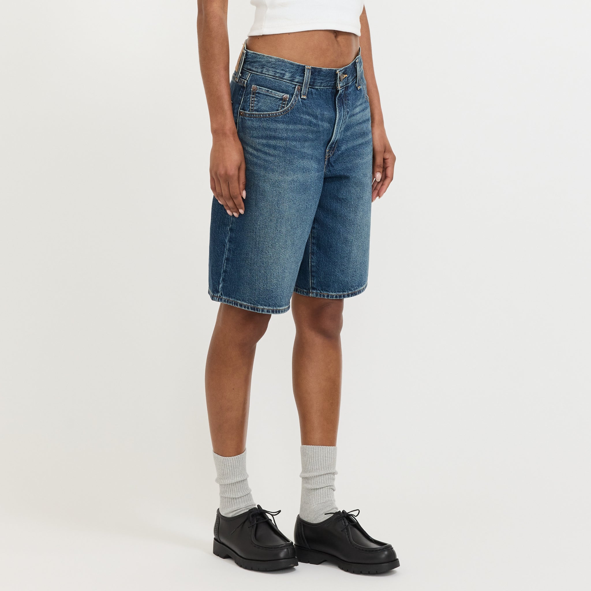 Baggy Dad Jort Hinged Heart Jort