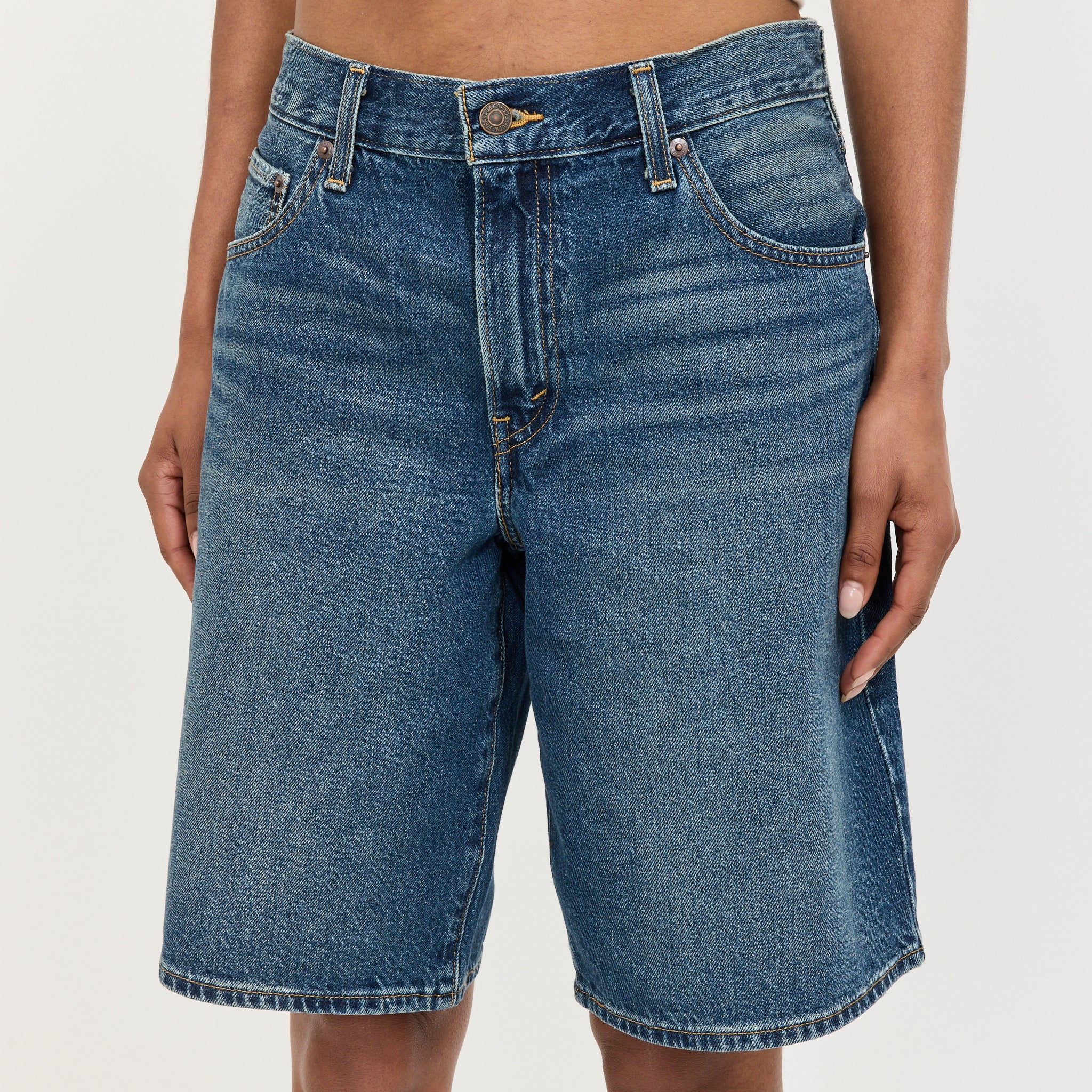 Baggy Dad Jort Hinged Heart Jort
