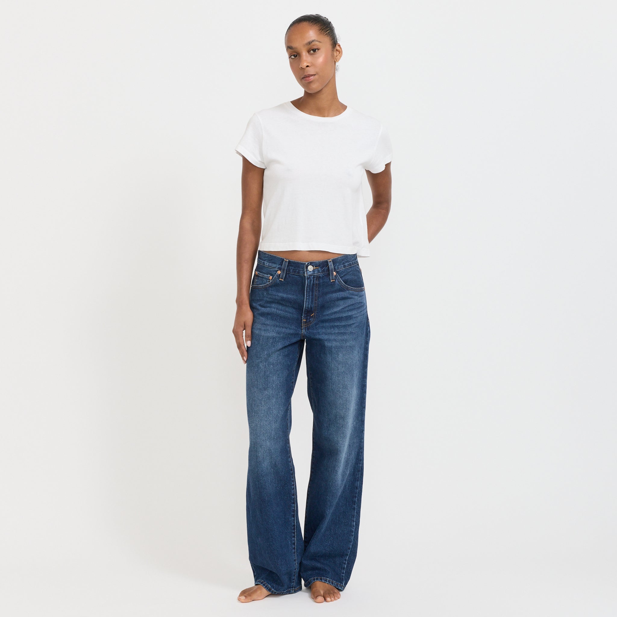 Baggy Dad She's Nice Womens Denim Jeans | Maplestore