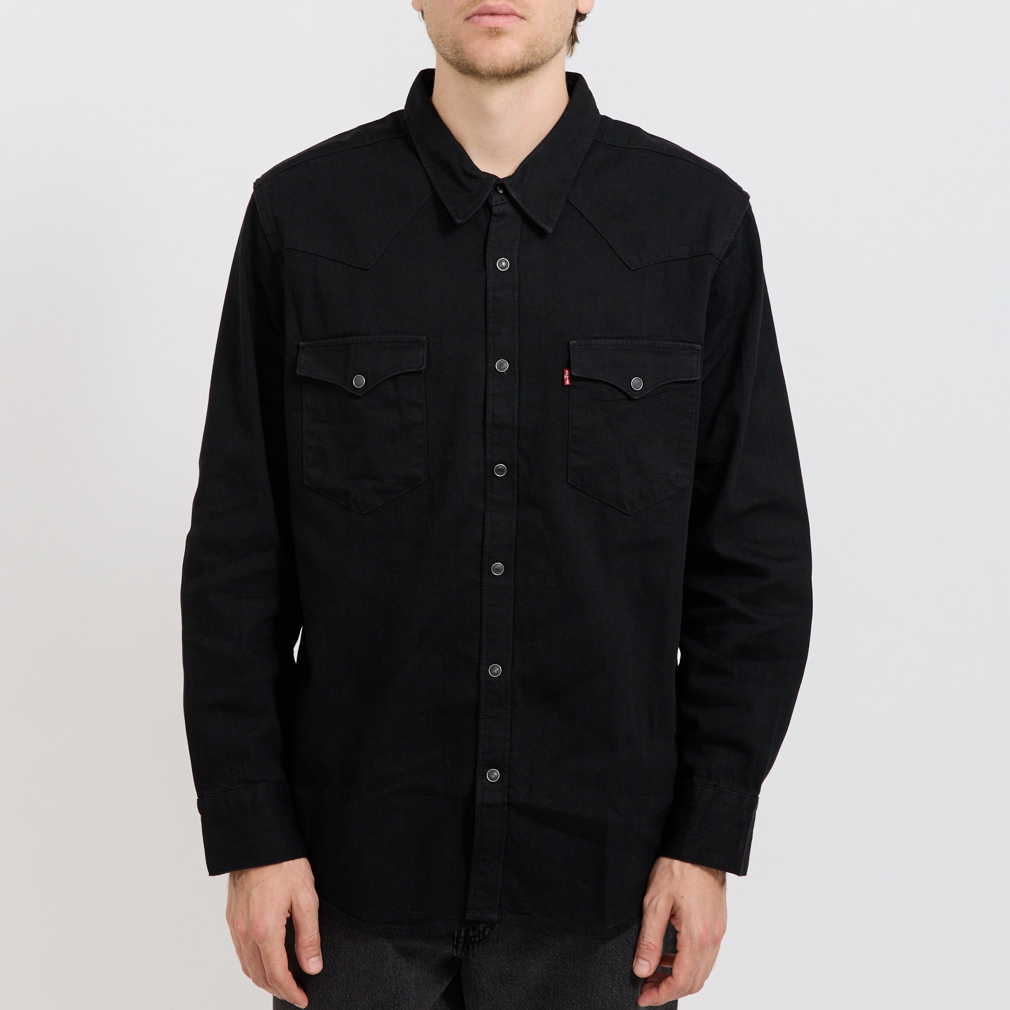 Levis | Barstow Western Standard Black Marble Denim Rinse | Maplestore