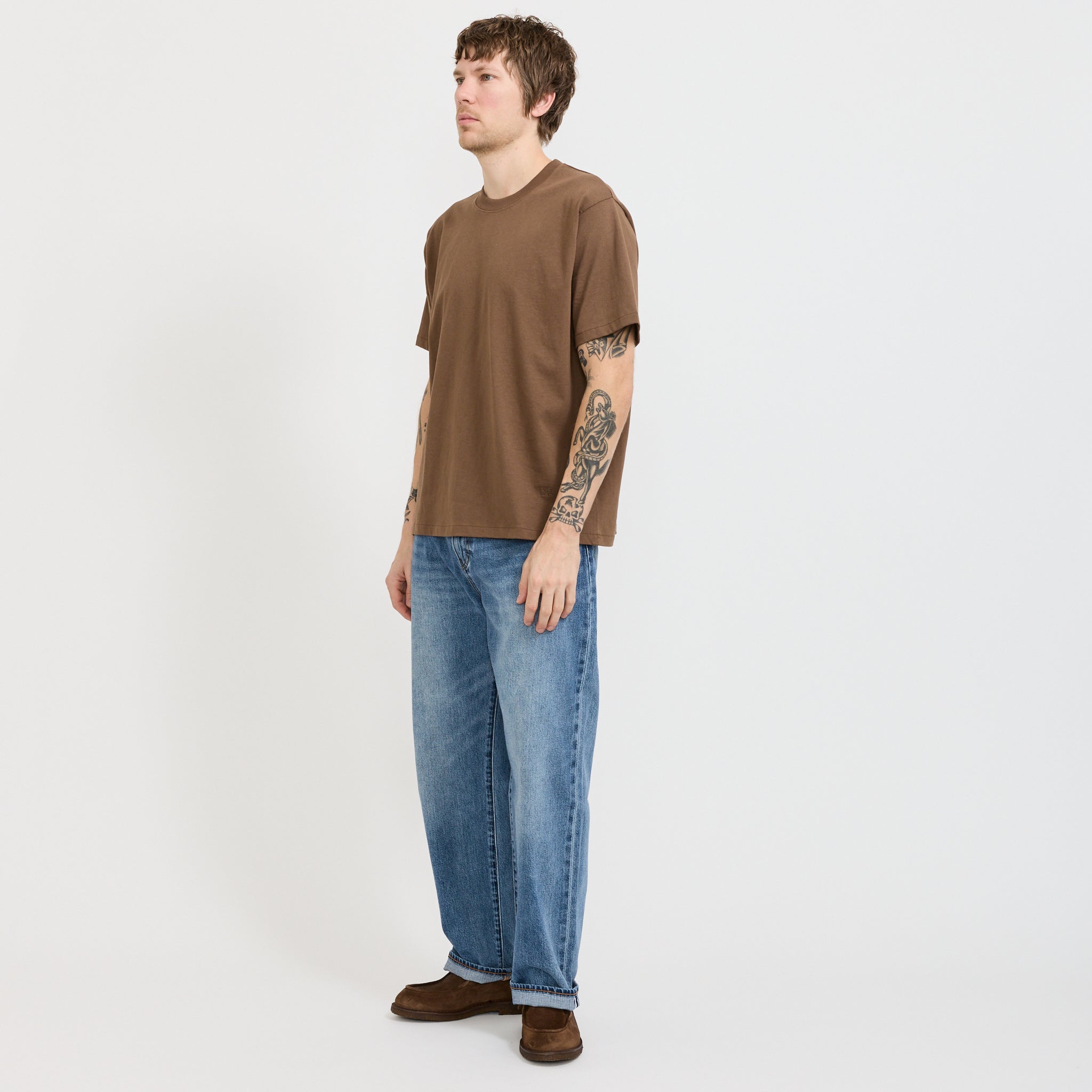 Blue Tab Relaxed Tee Rain Drum