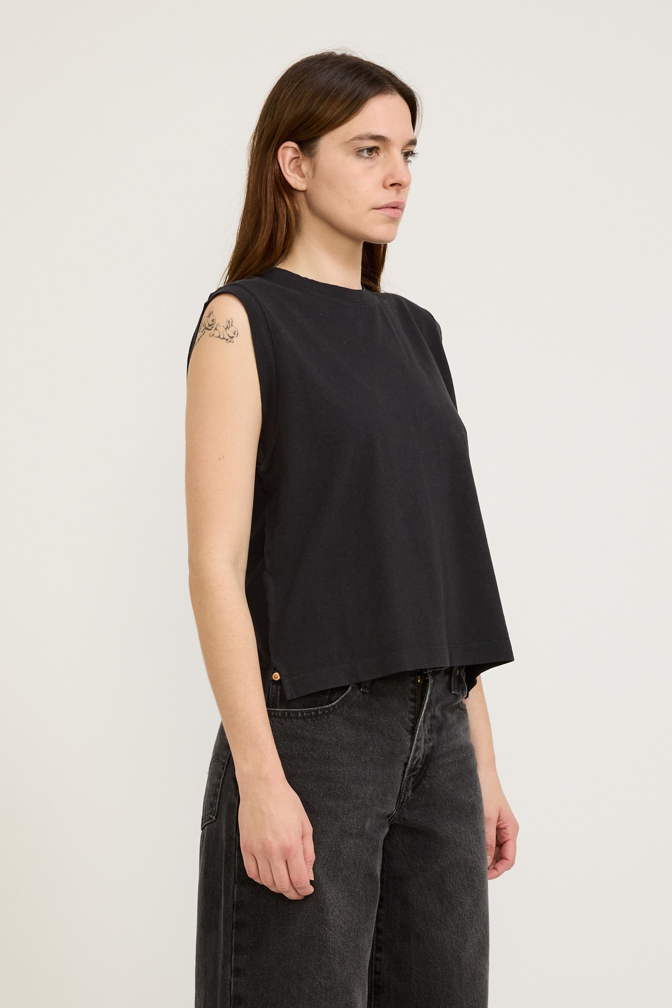 Levis | Boxy Tank Caviar Slub | Maplestore