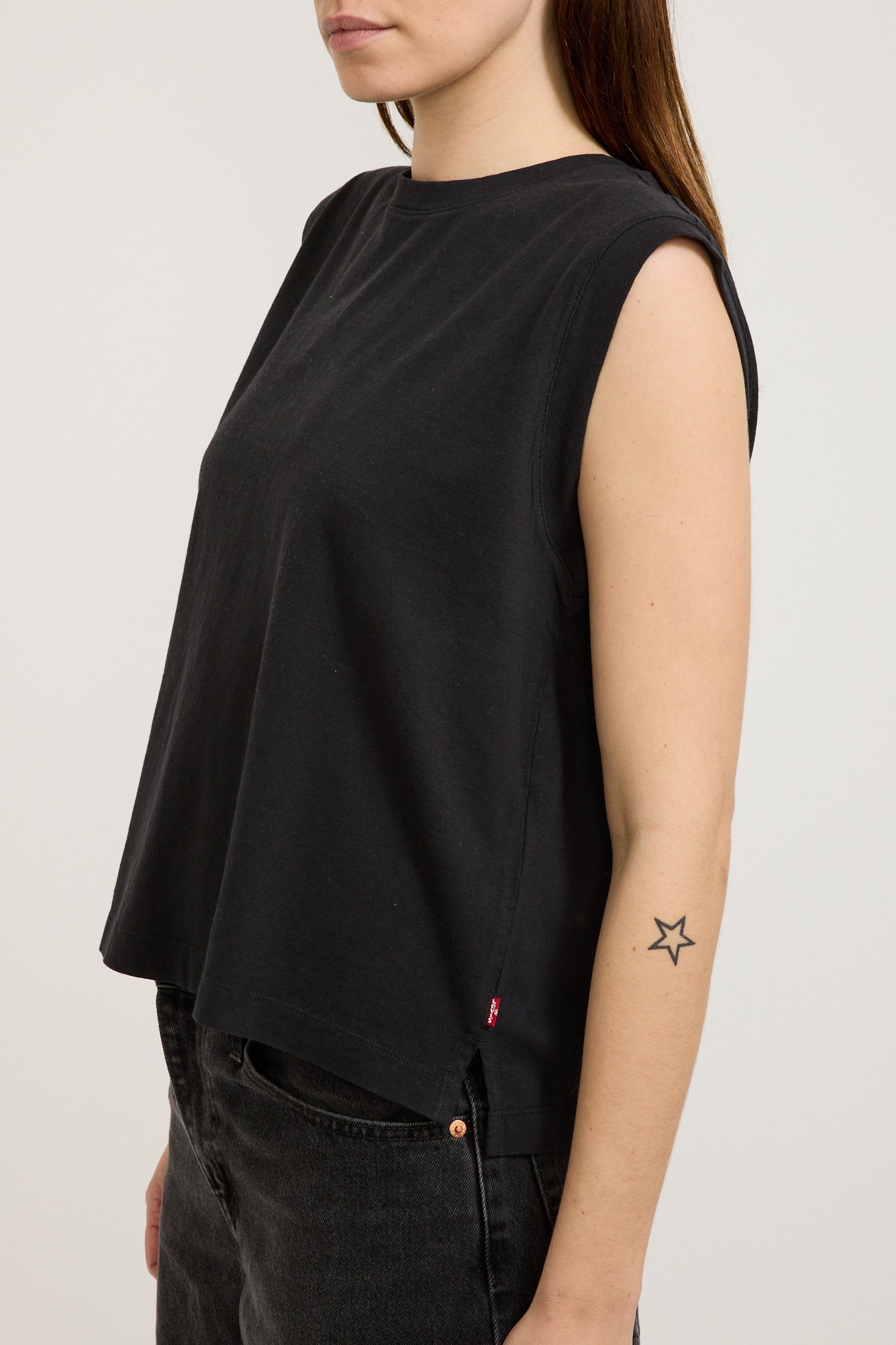 Levis | Boxy Tank Caviar Slub | Maplestore