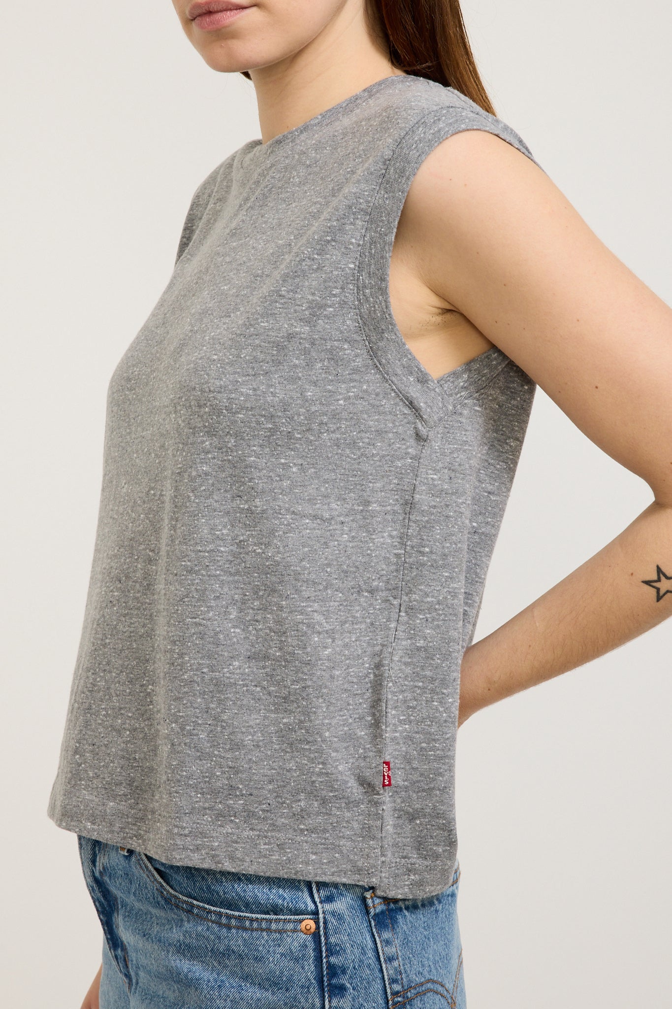 Levis | Boxy Tank Triblend Heather Gray | Maplestore