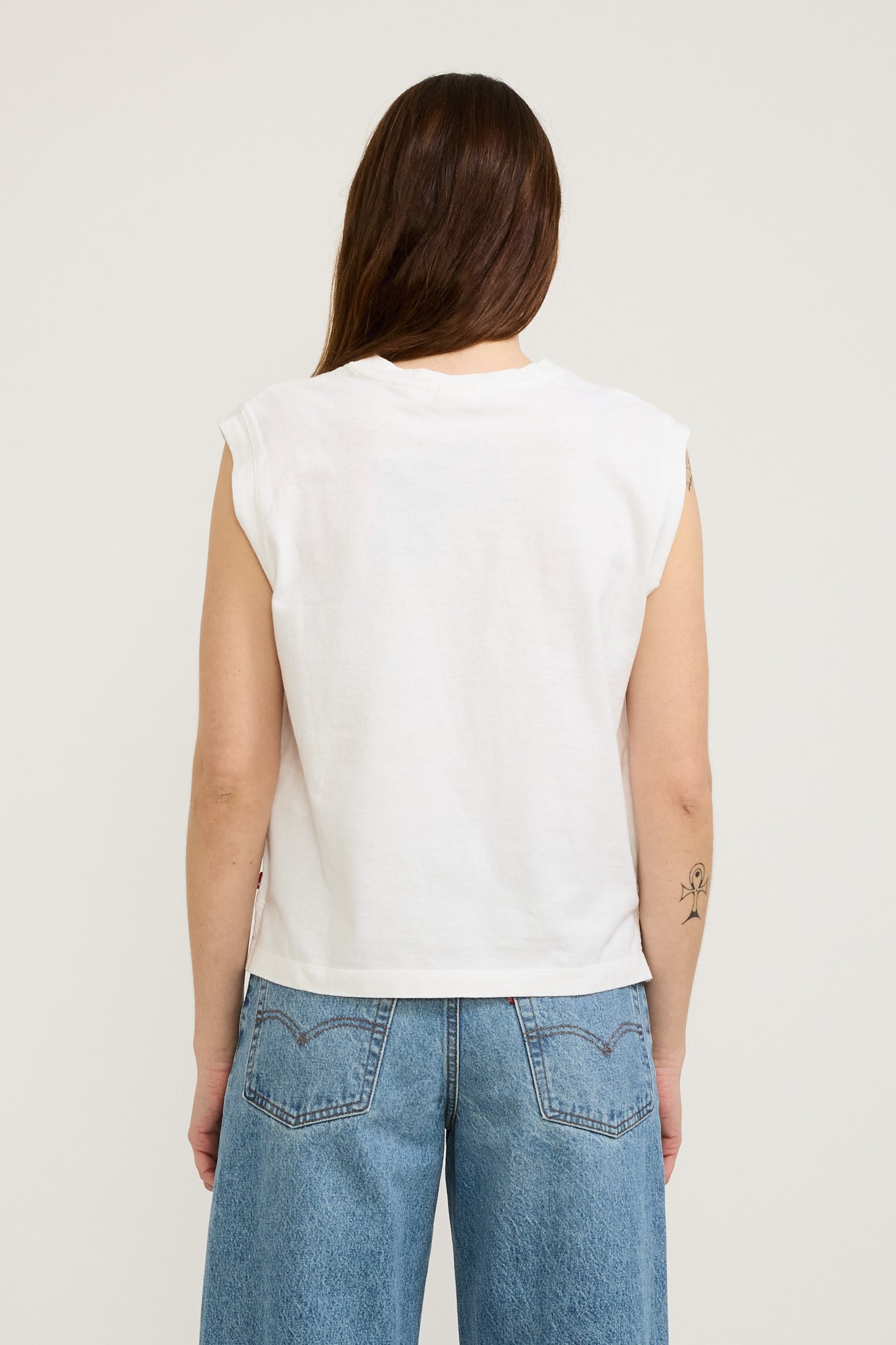 Levis | Boxy Tank White Slub | Maplestore