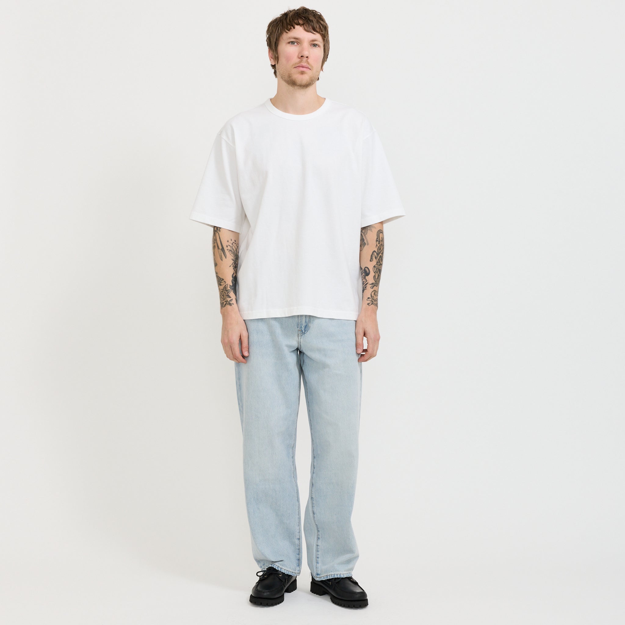 Heavy Weight Loose Tee Bright White