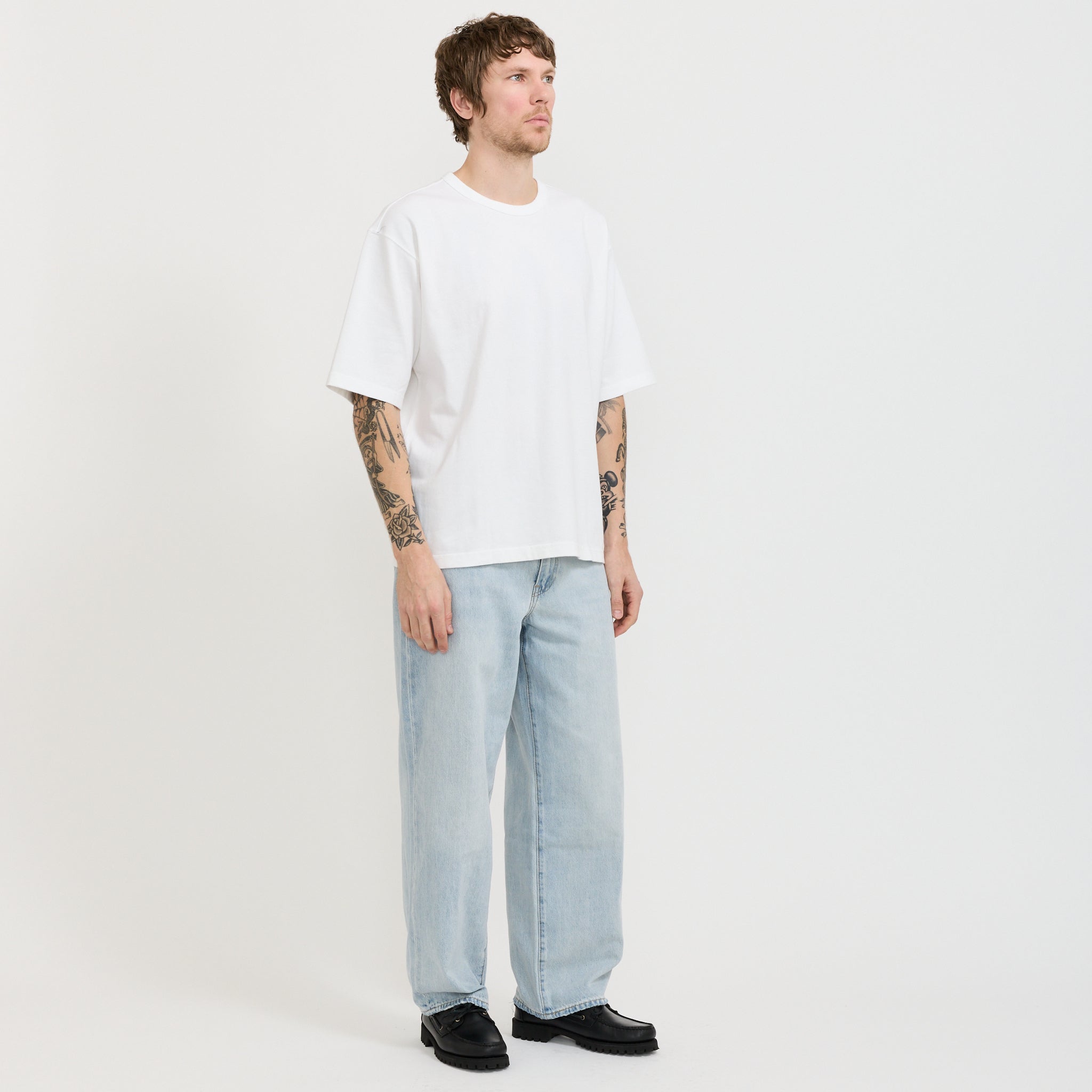 Heavy Weight Loose Tee Bright White