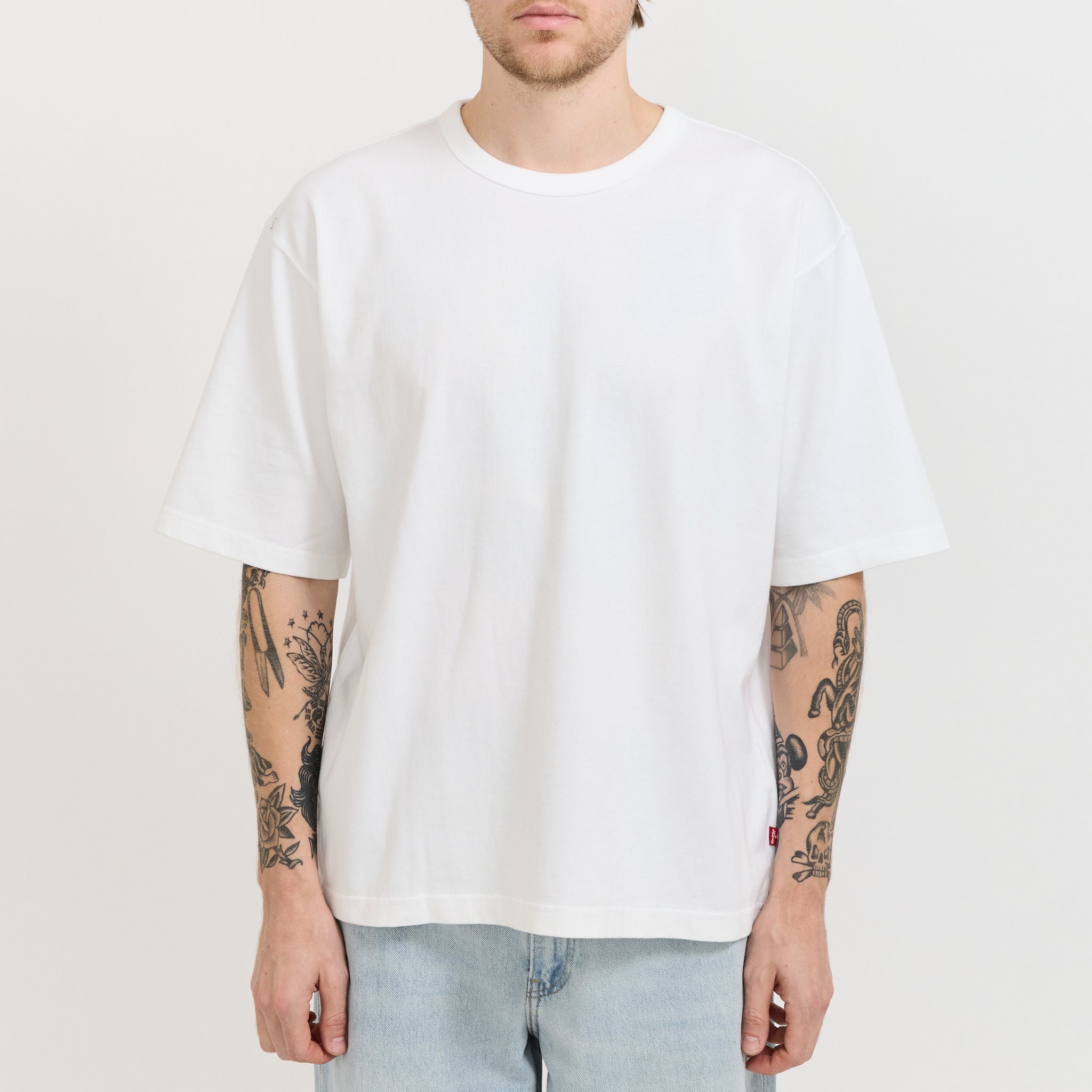 Heavy Weight Loose Tee Bright White