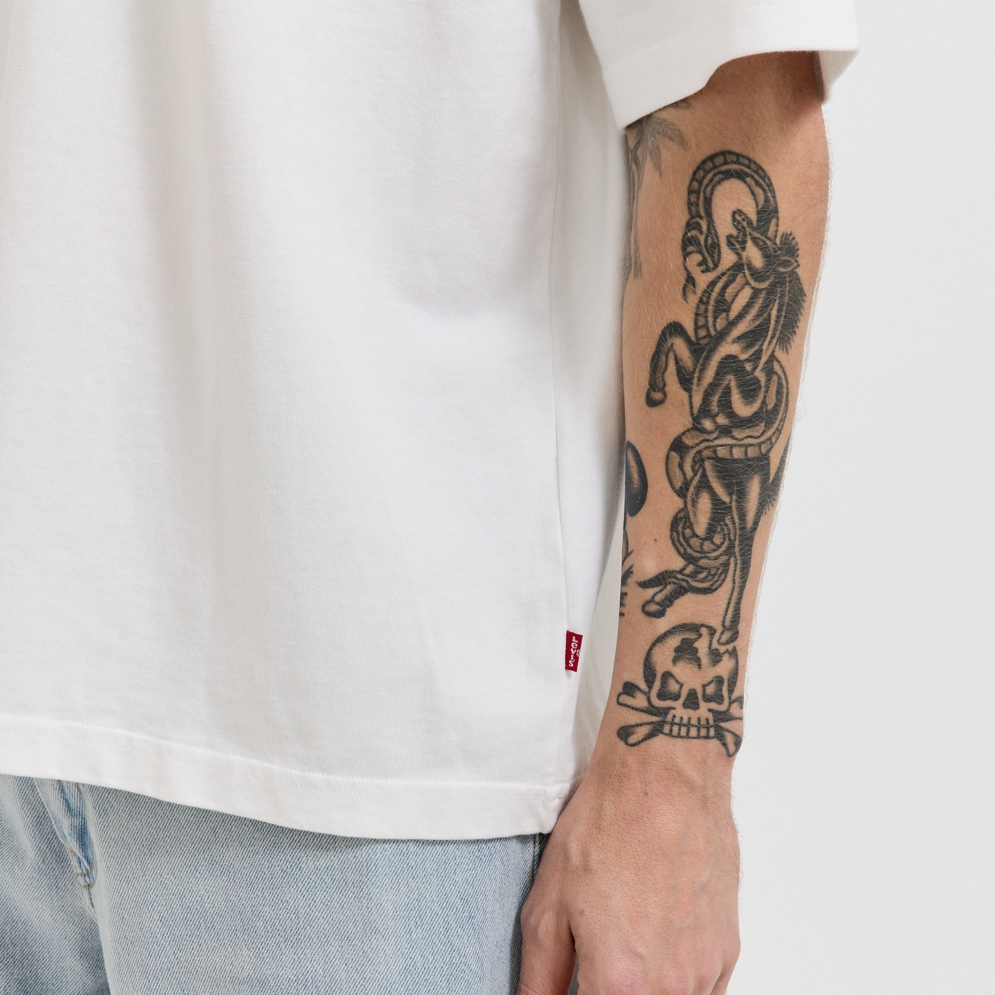 Heavy Weight Loose Tee Bright White