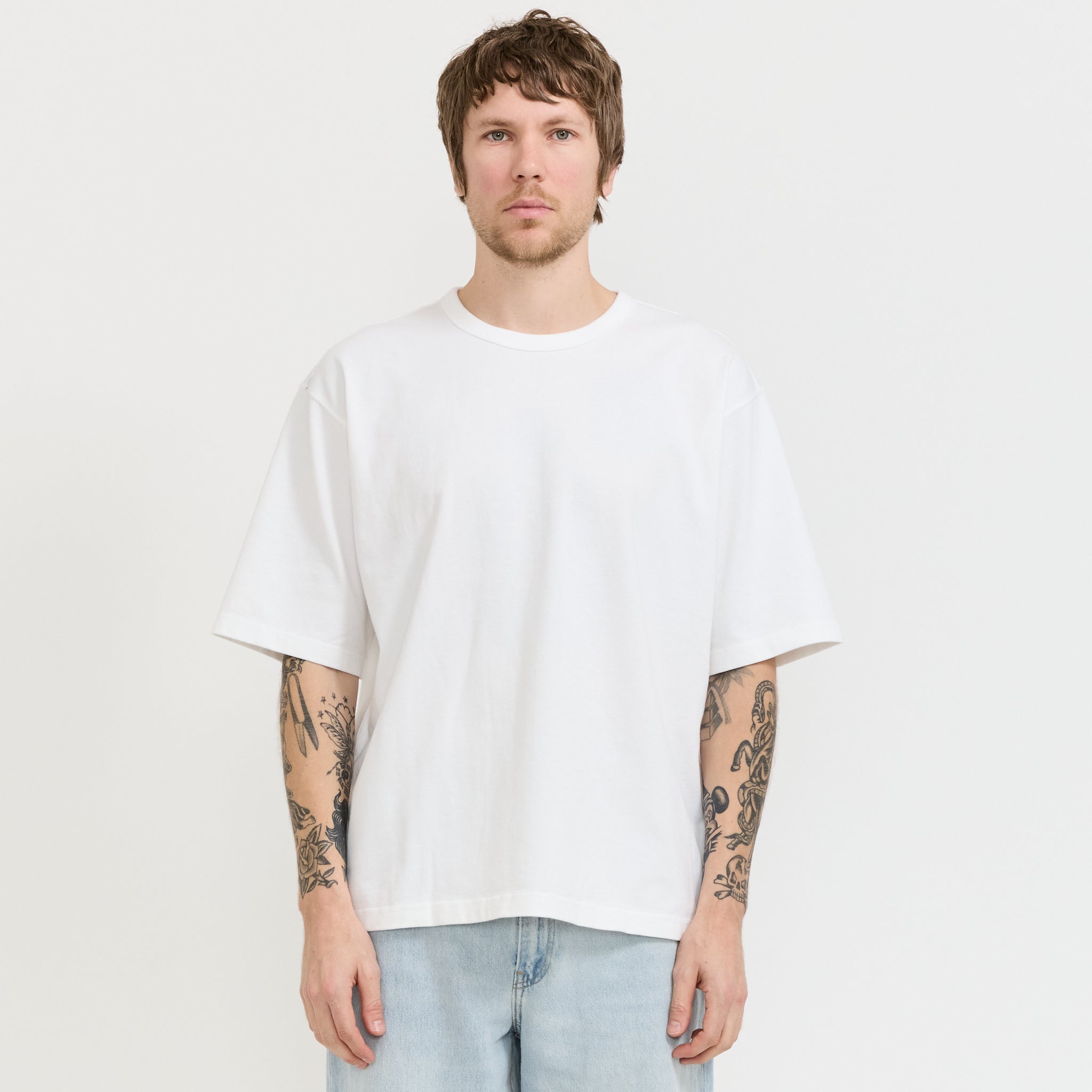 Heavy Weight Loose Tee Bright White