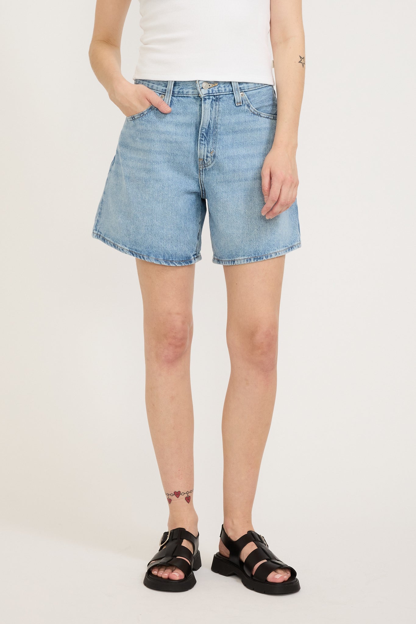 Levis High Baggy Short Far And Wide Maplestore