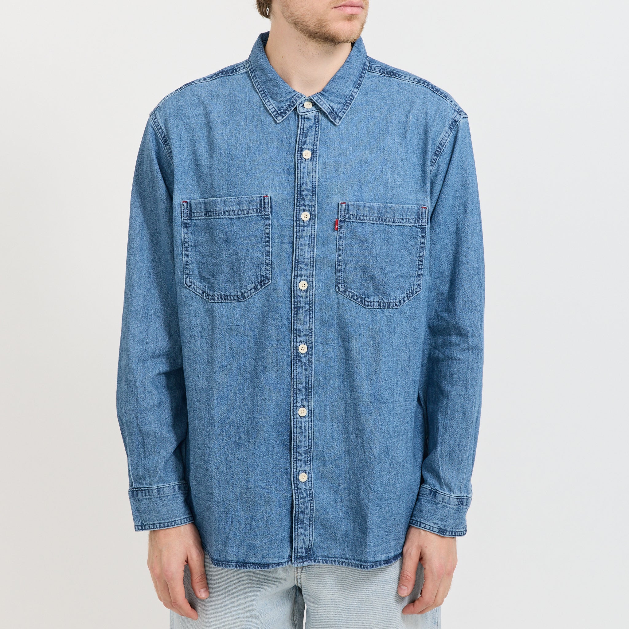 Mariposa Worker Shirt Ani Mid Wash
