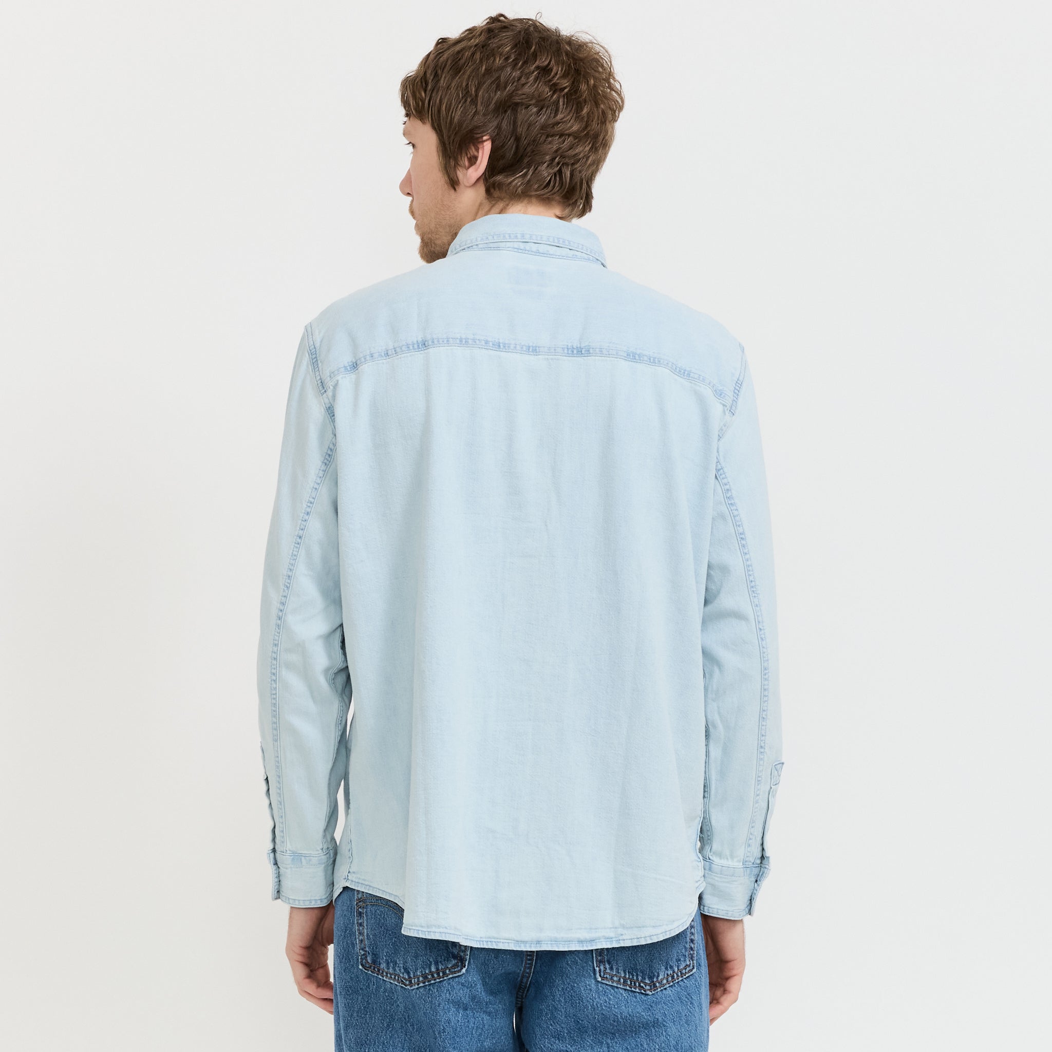 Mariposa Worker Shirt Luisa Light Wash
