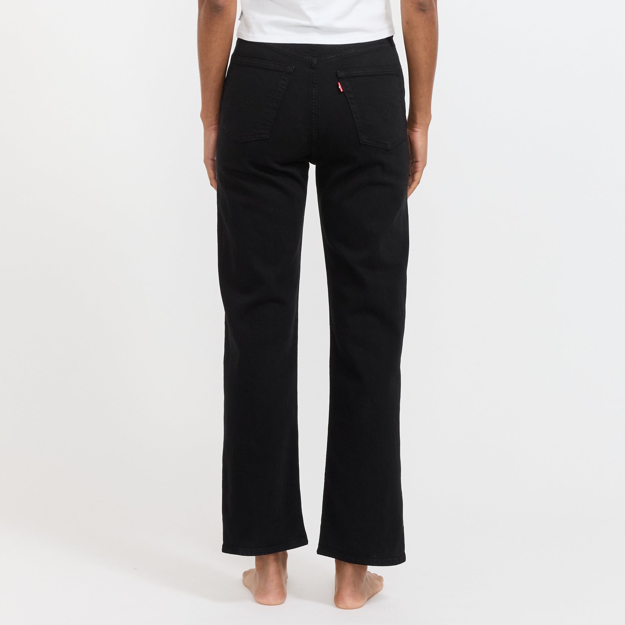 Levis | Ribcage Straight Ankle Black Sprout | Maplestore
