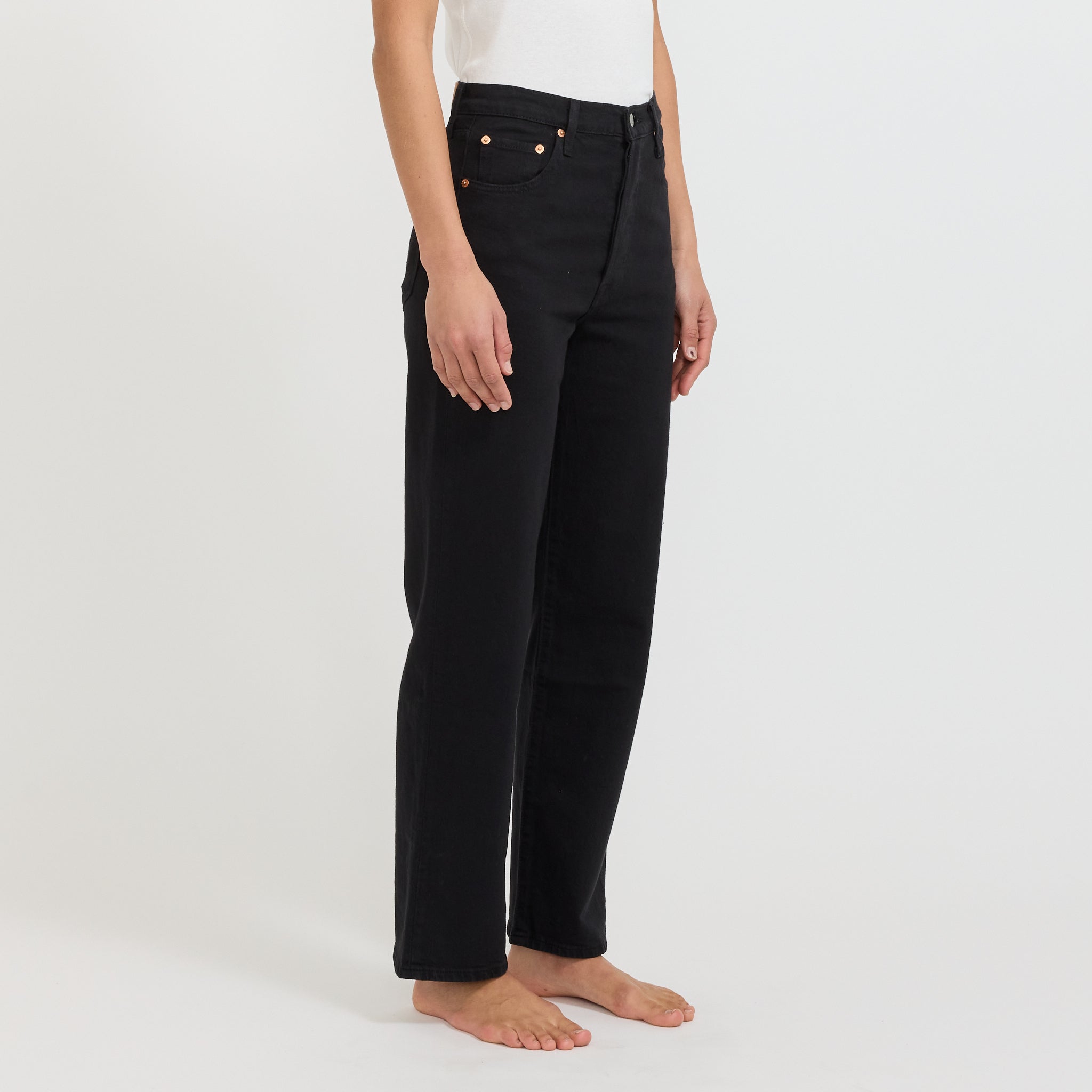 Ribcage Straight Ankle Black Sprout