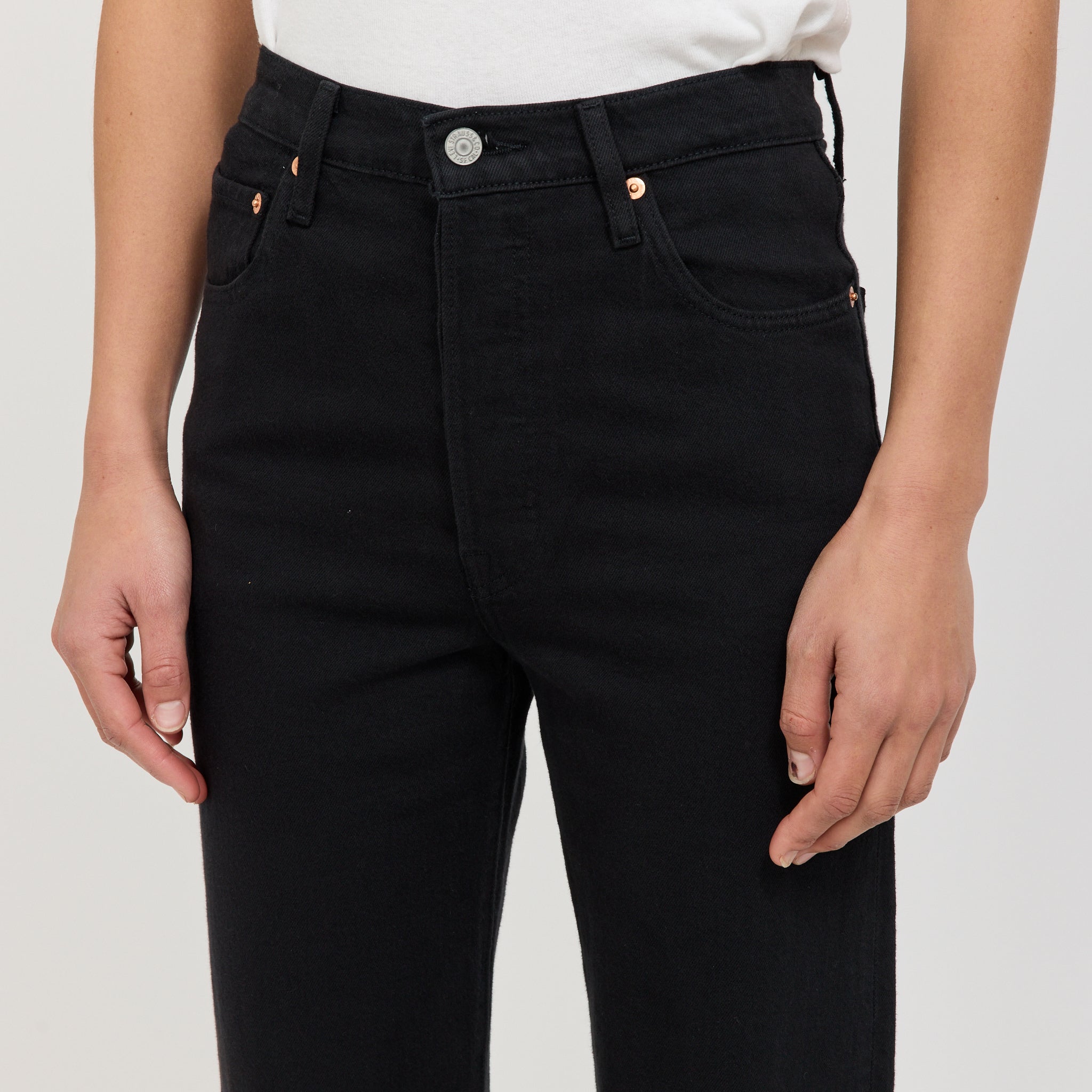Ribcage Straight Ankle Black Sprout