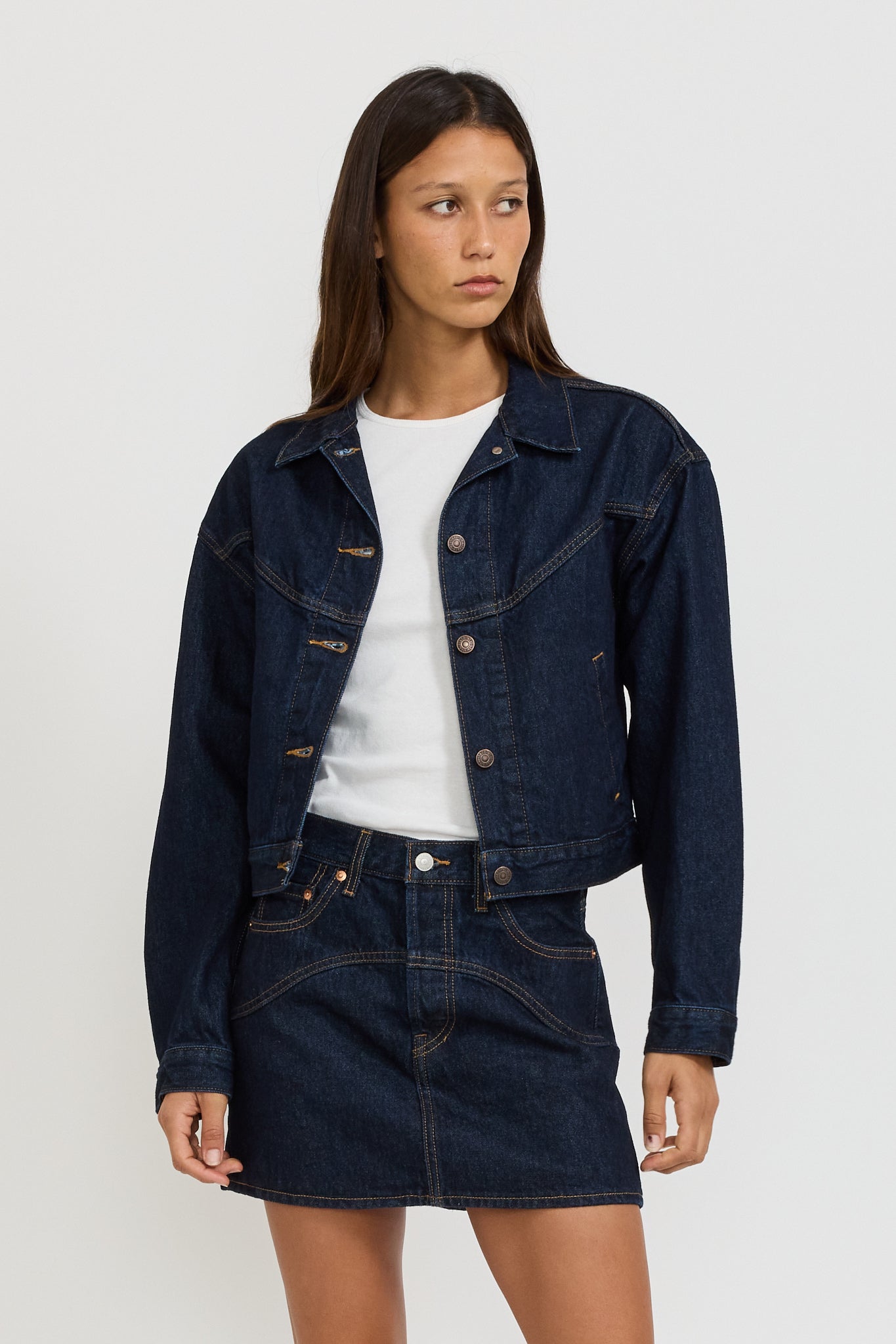 Levis | Shrunken 90's Trucker Western Dream Nice Dreams | Maplestore