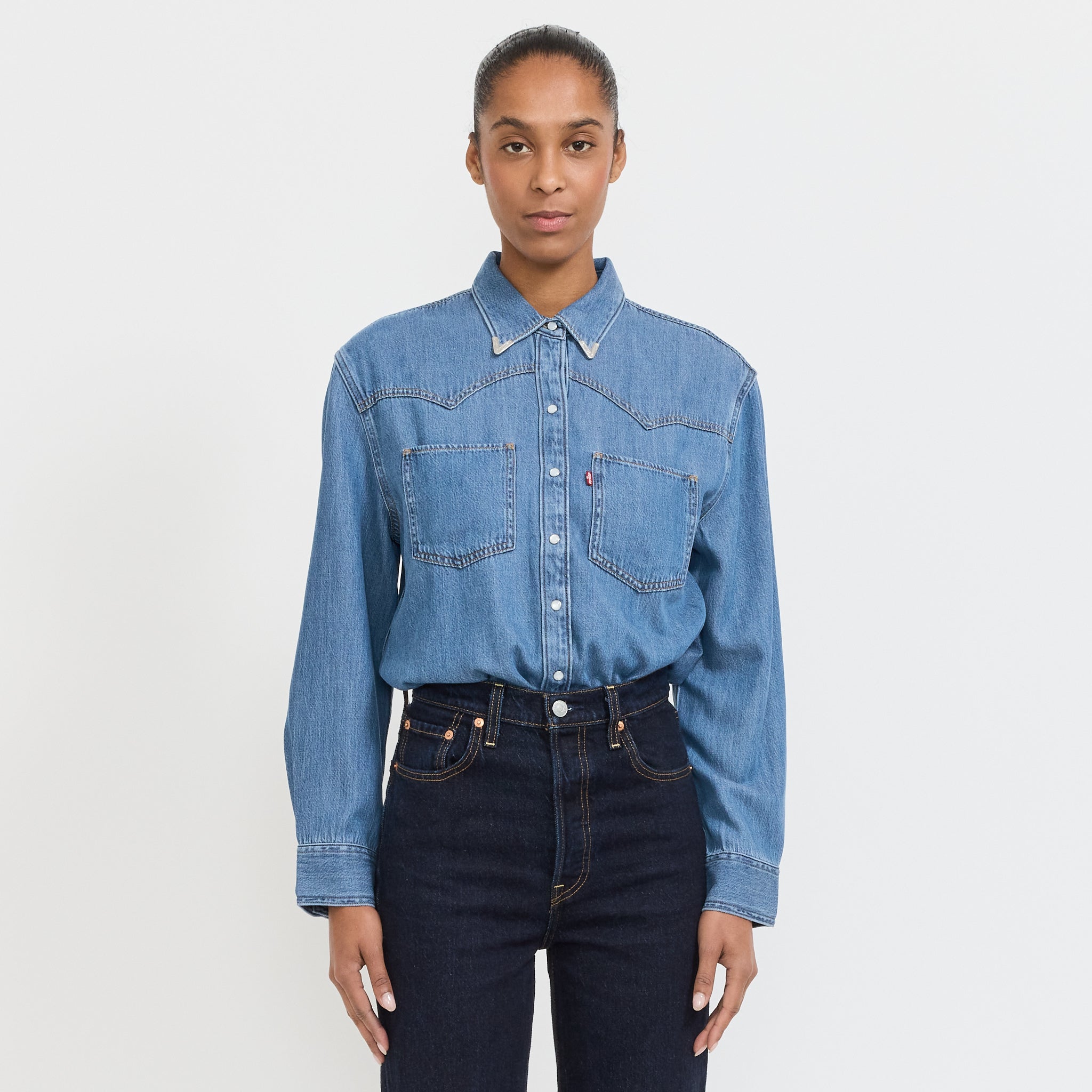 Teodora Western Shirt Going Steady Tippe