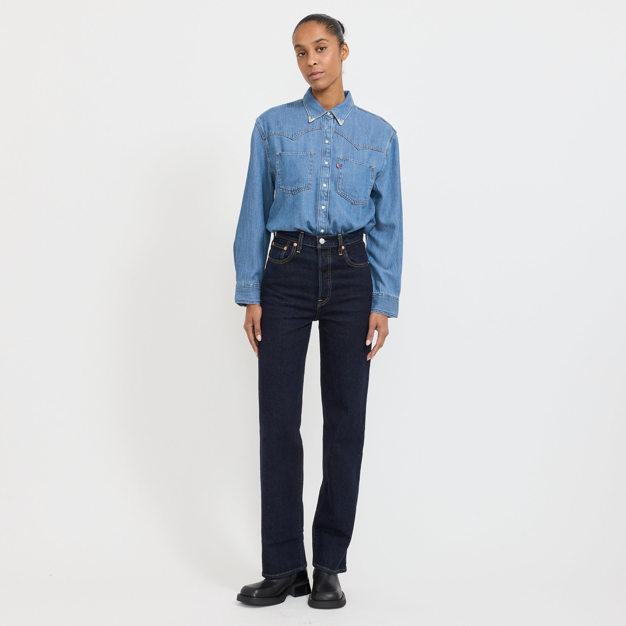Teodora Western Shirt Going Steady Tippe