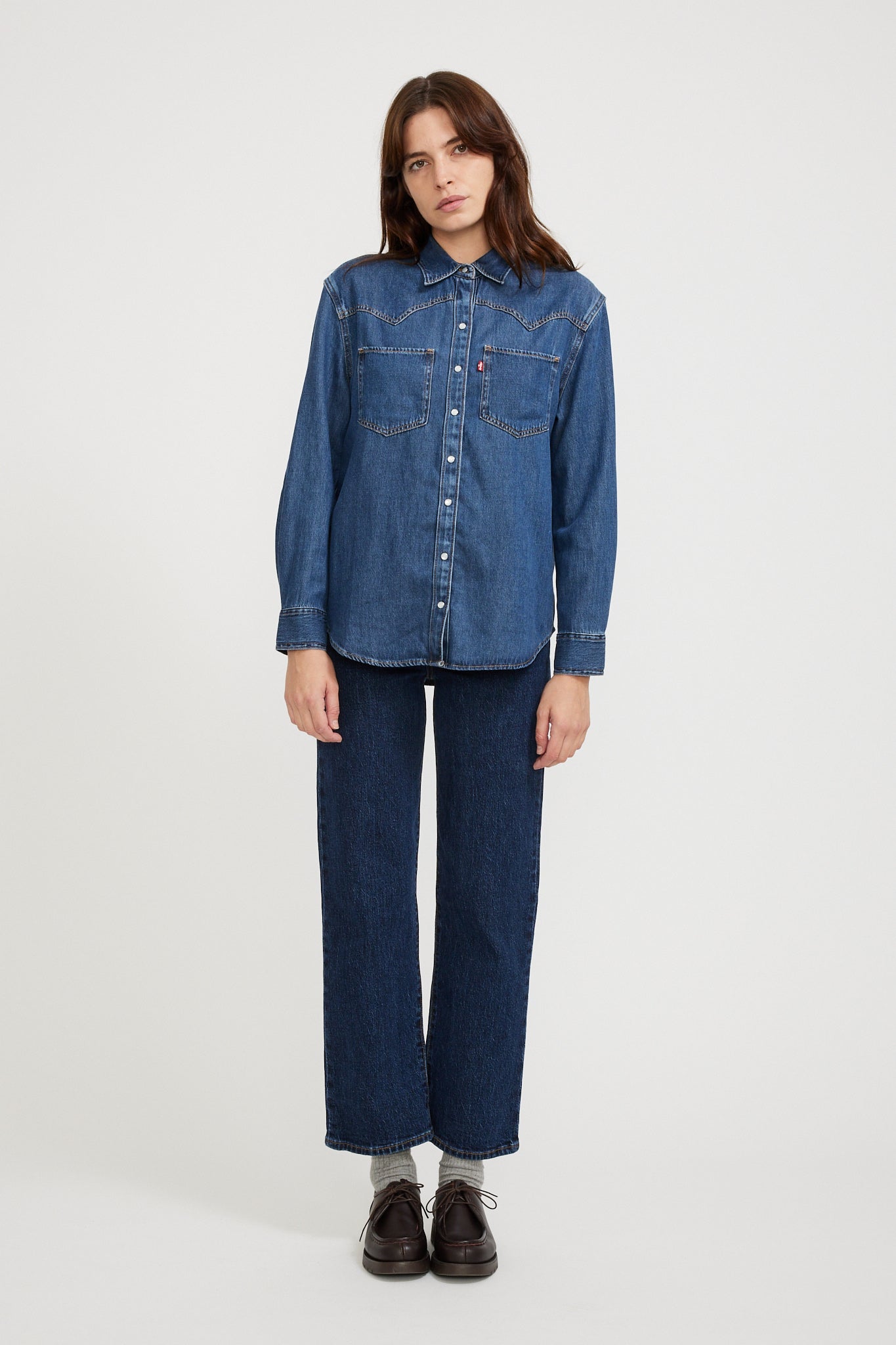 Levis | Teodora Western Shirt Air Space 5 | Maplestore