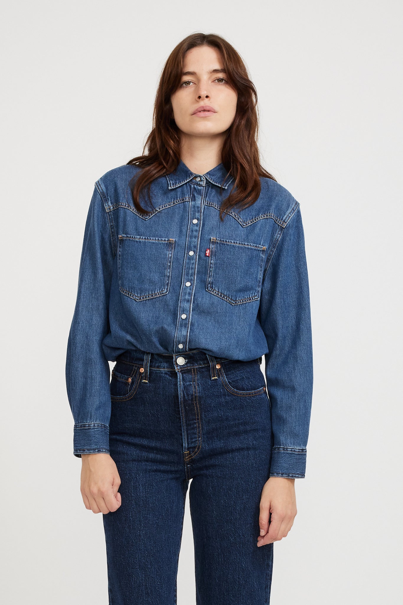 Levis | Teodora Western Shirt Air Space 5 | Maplestore