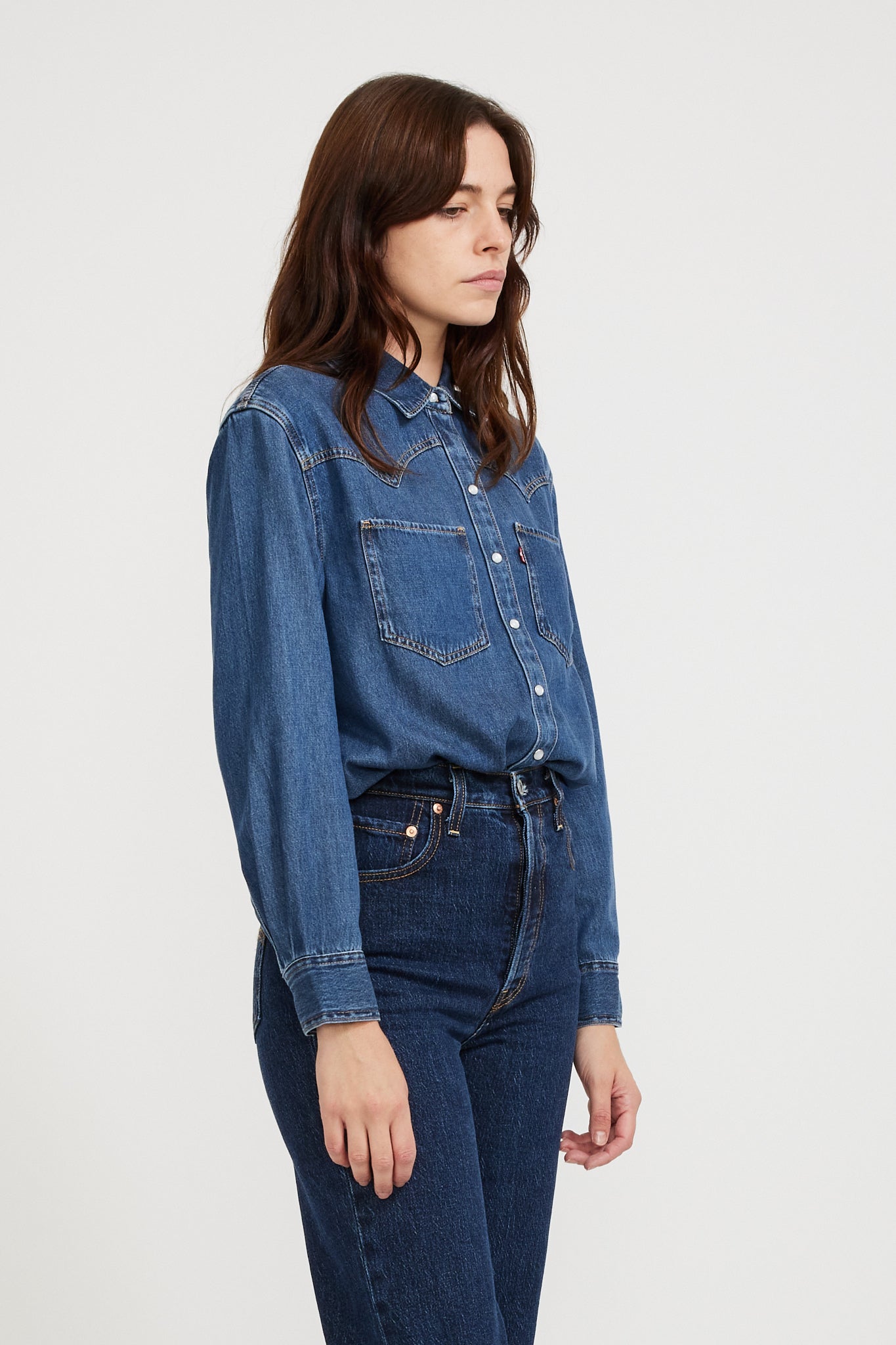 Levis | Teodora Western Shirt Air Space 5 | Maplestore