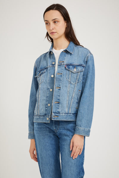 Levi's ex boyfriend trucker jacket soft as butter hotsell