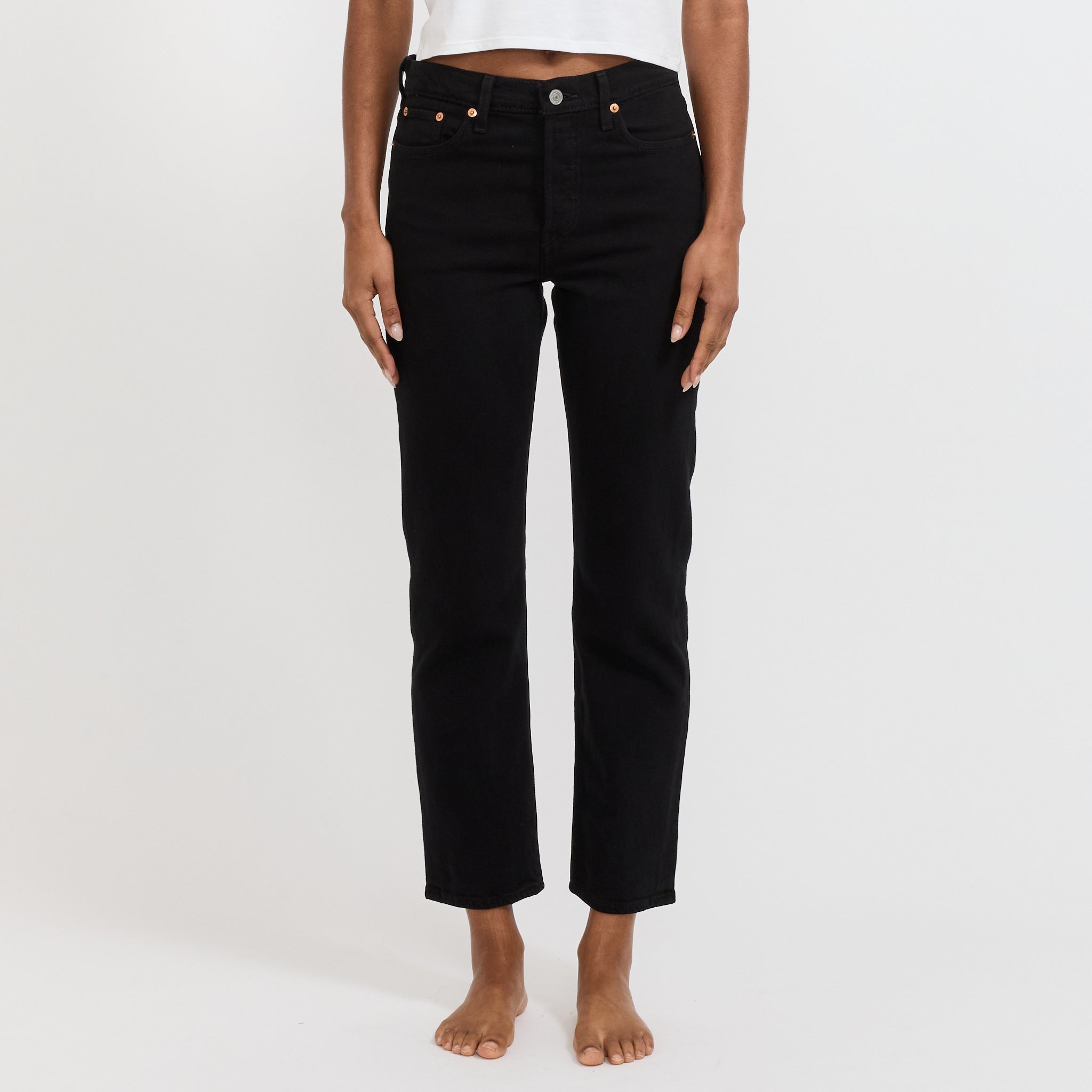Wedgie Straight Black Sprout