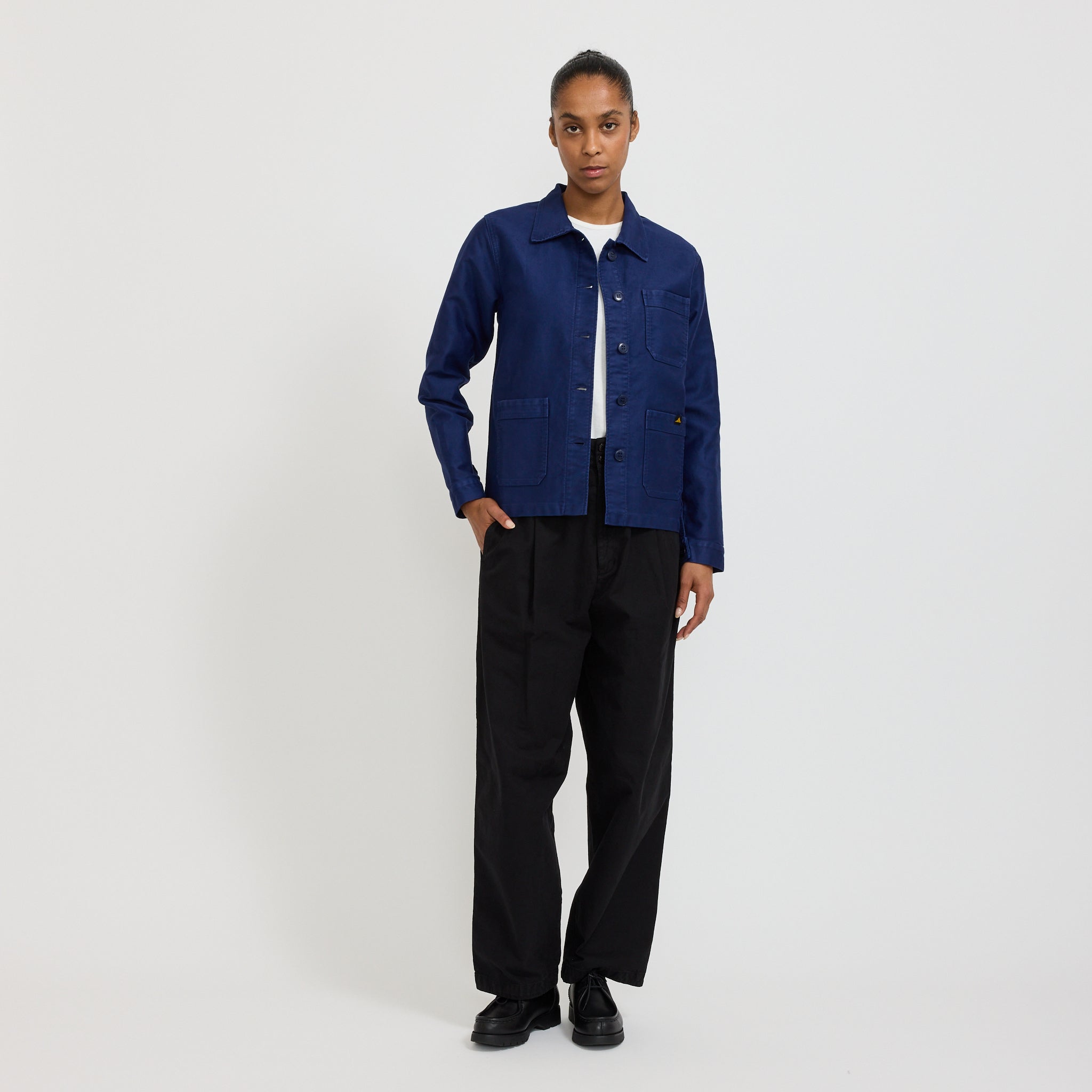 Le Mont Saint Michel | W's Genuine Work Jacket Blue | Maplestore
