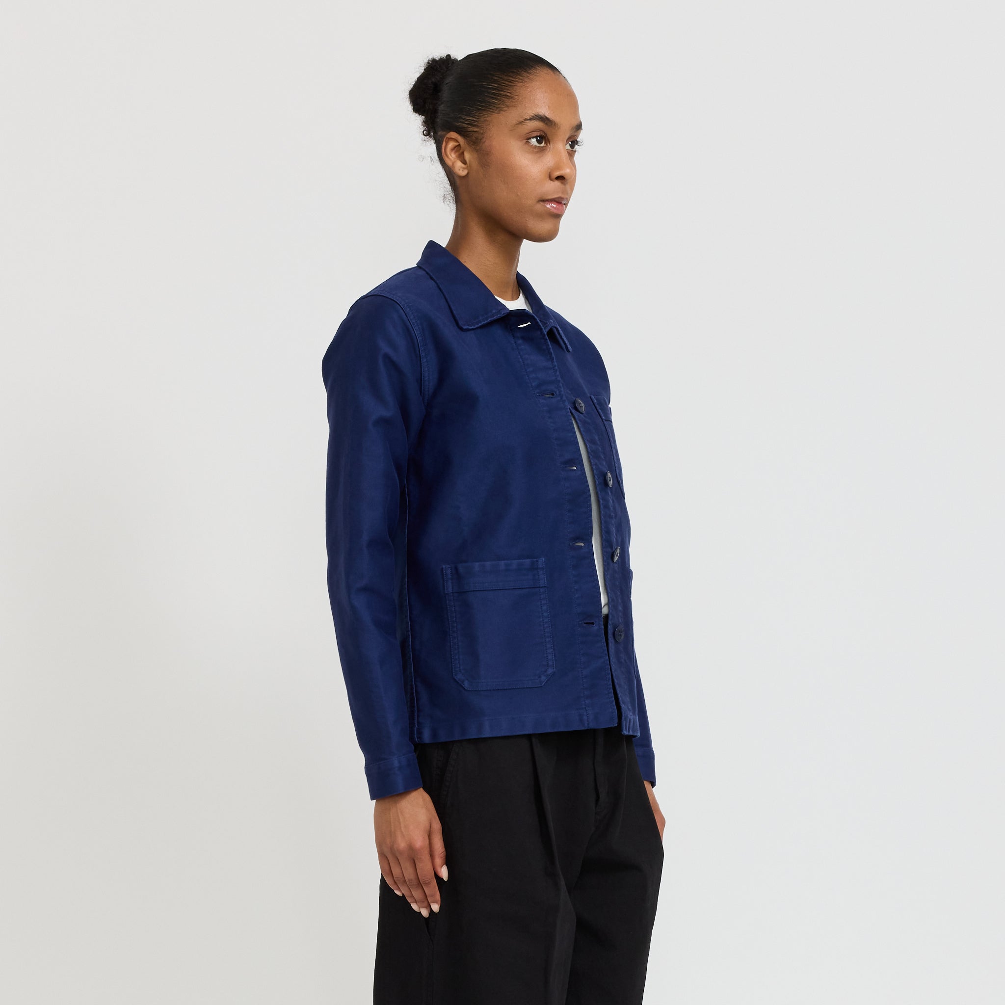 Le Mont Saint Michel | W's Genuine Work Jacket Blue | Maplestore
