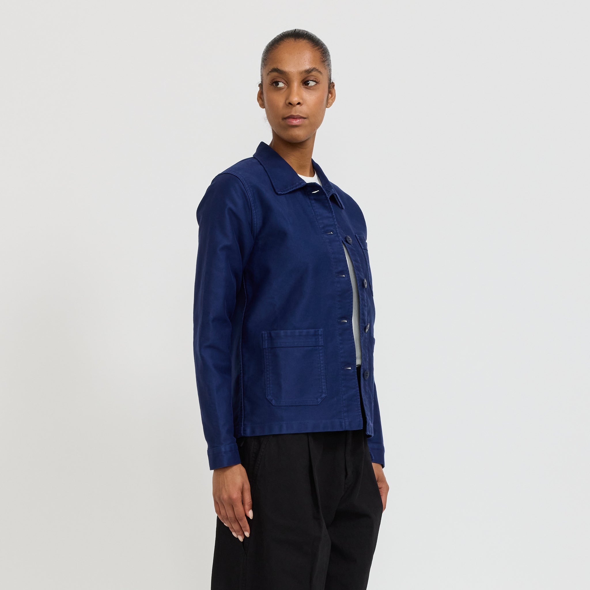 Le Mont Saint Michel | W's Genuine Work Jacket Blue | Maplestore