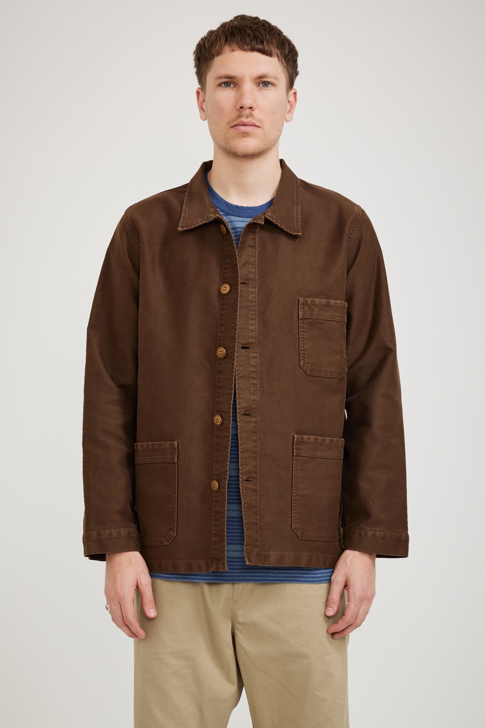 Le Mont Saint Michel | Genuine Work Jacket Brown | Maplestore