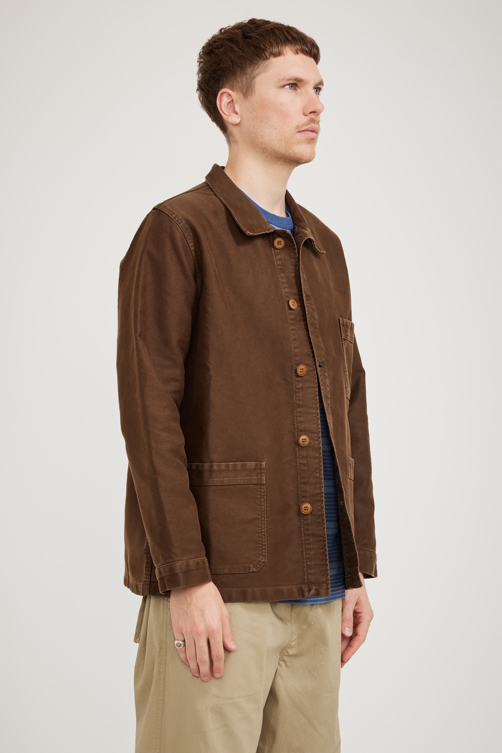 Le Mont Saint Michel | Genuine Work Jacket Brown | Maplestore