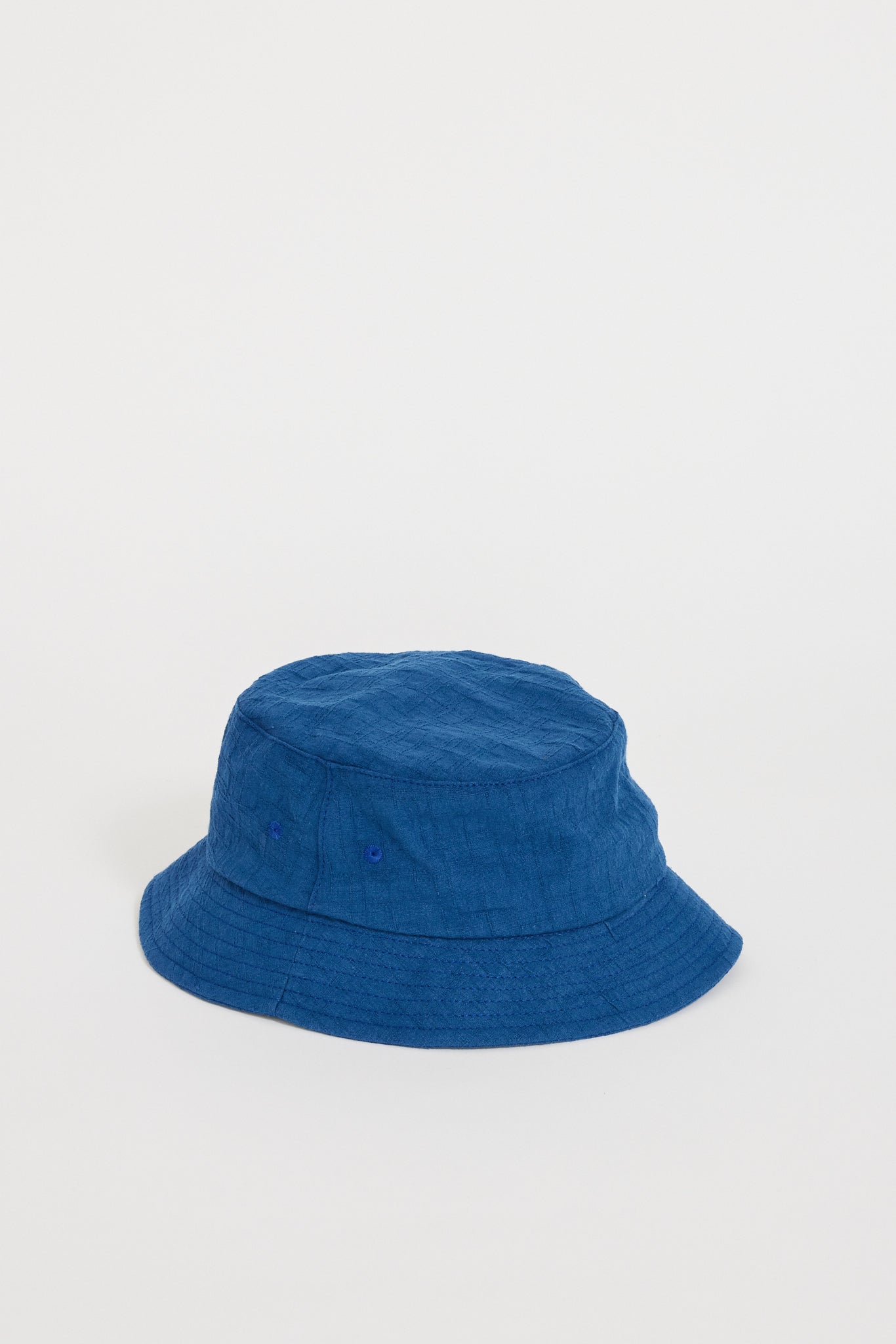 Lite Year | Japanese Cotton Dobby Bucket Hat Blue | Maplestore