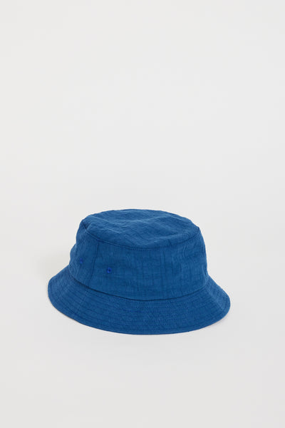 Lite Year | Japanese Cotton Dobby Bucket Hat Blue | Maplestore