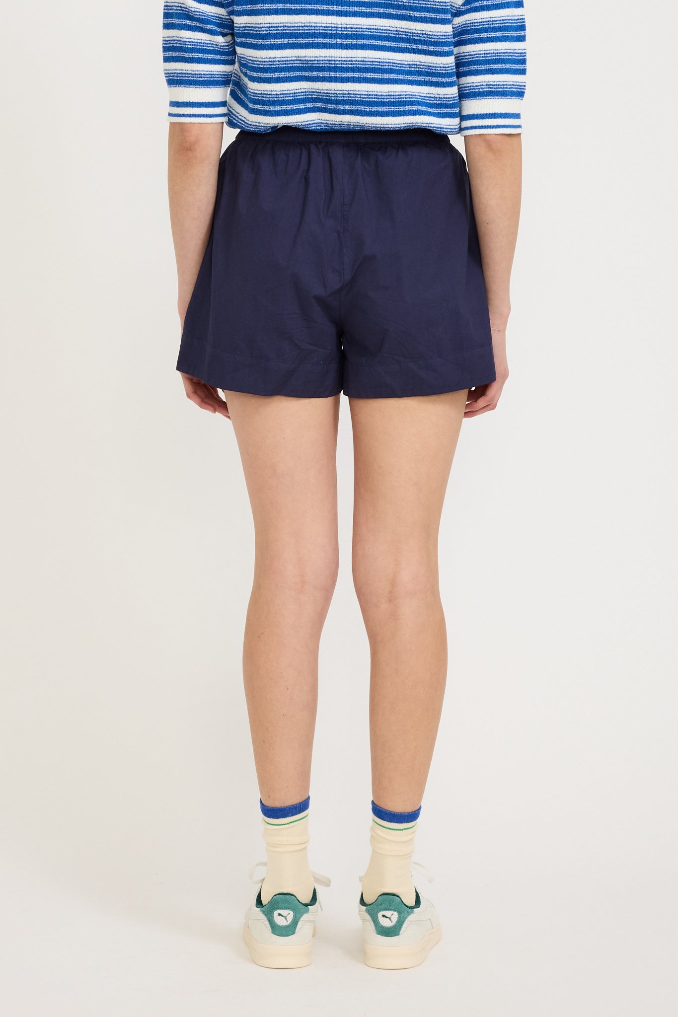 LMND | Chiara Classic Cotton Short Navy | Maplestore