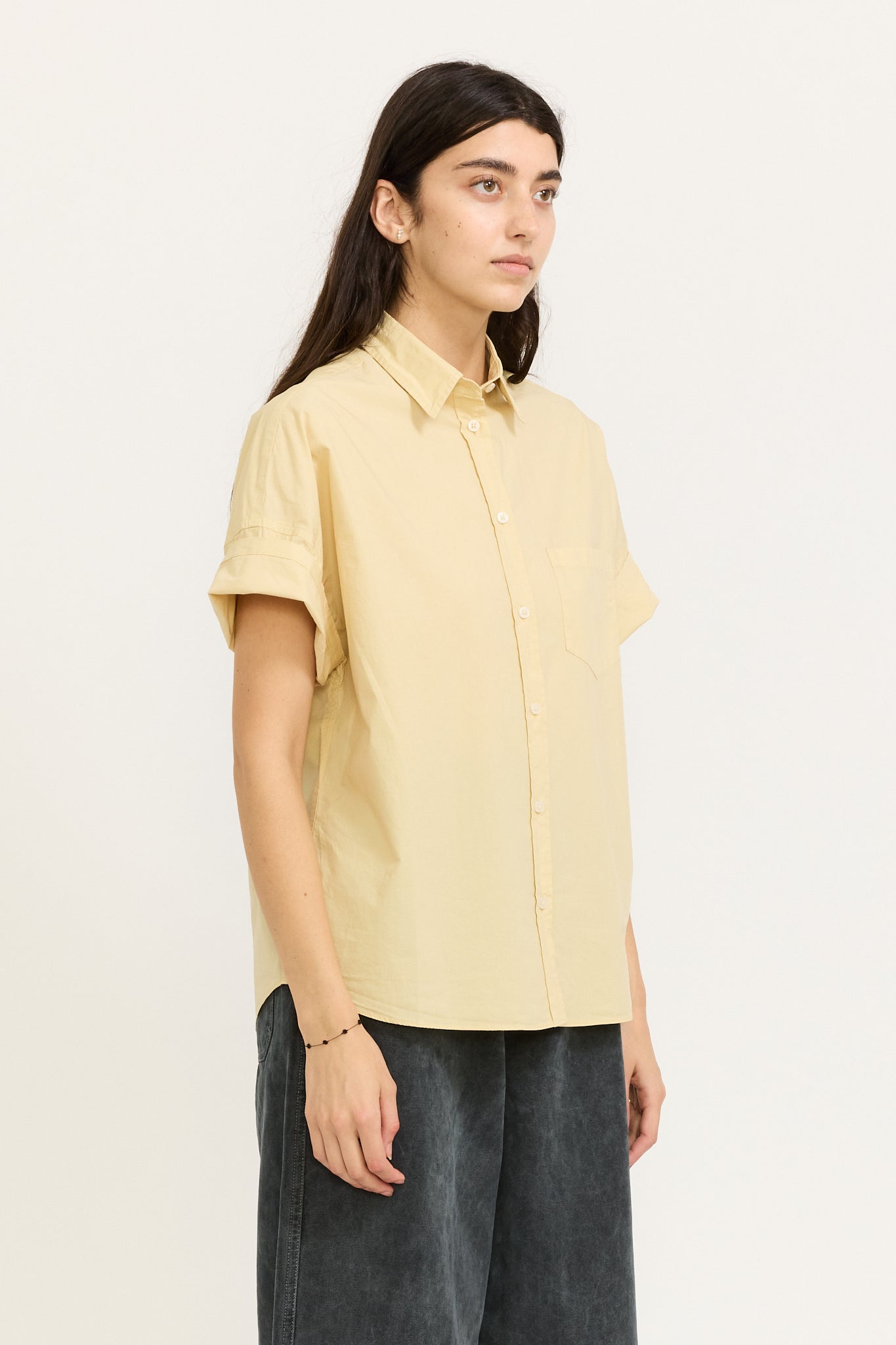 Chiara Short Sleeve Shirt Buttermilk