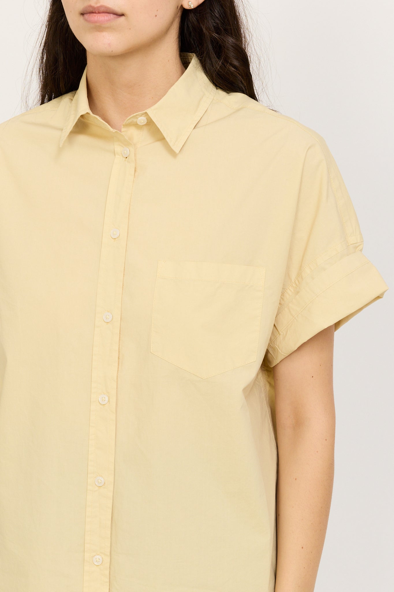 Chiara Short Sleeve Shirt Buttermilk