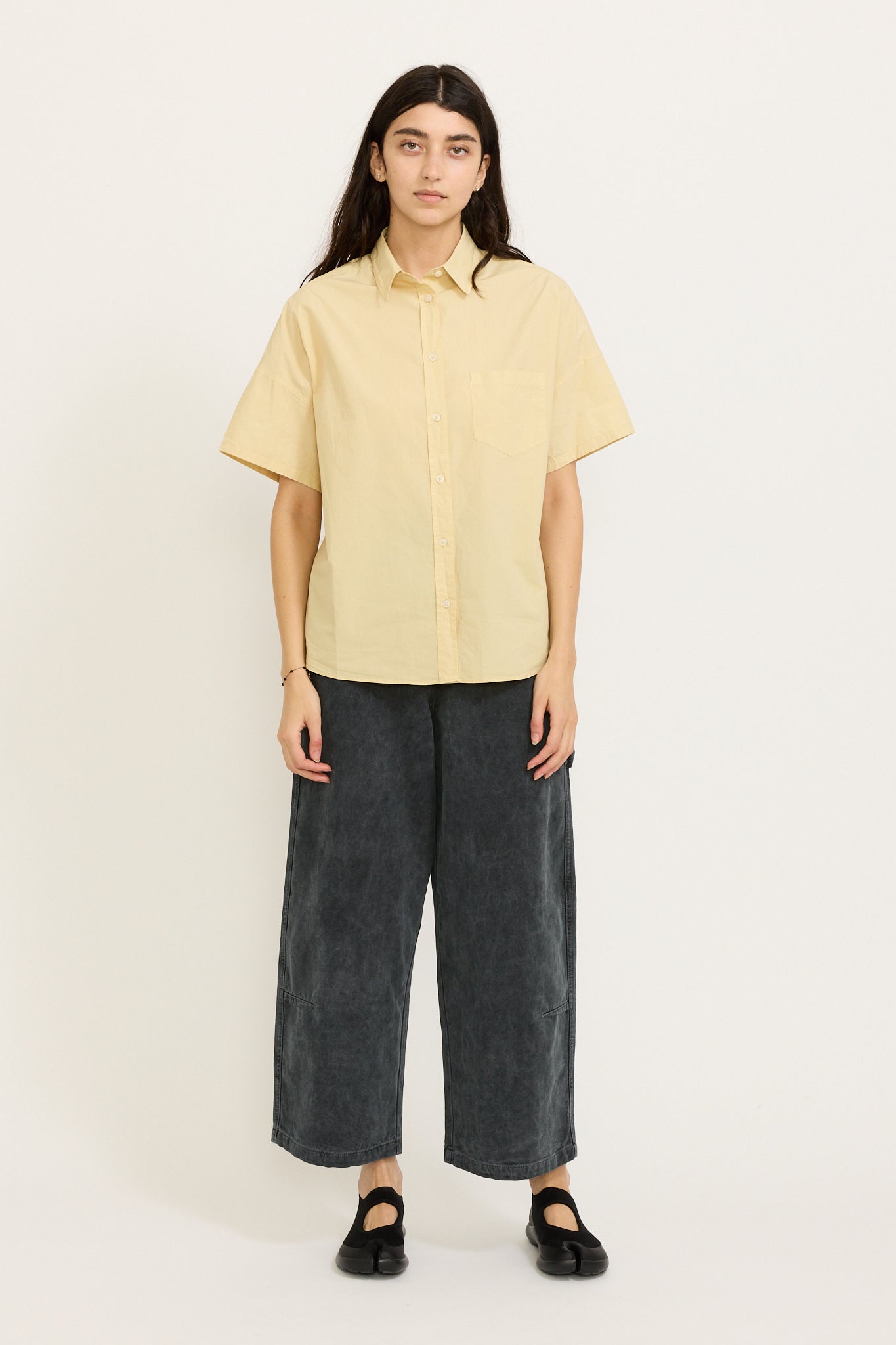 Chiara Short Sleeve Shirt Buttermilk