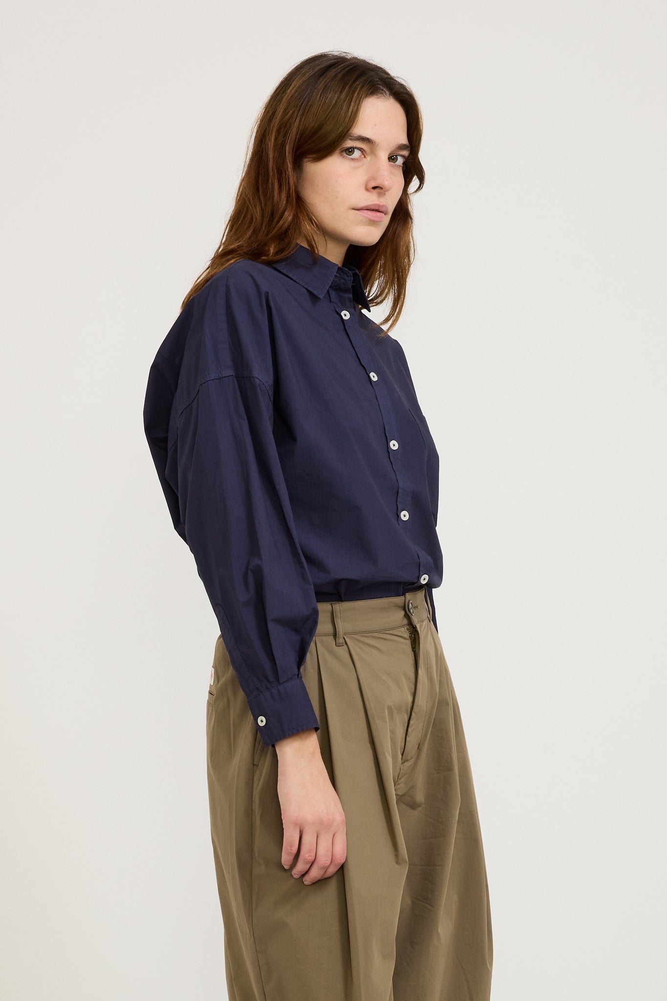 LMND | Chiara Shirt Classic Navy | Maplestore