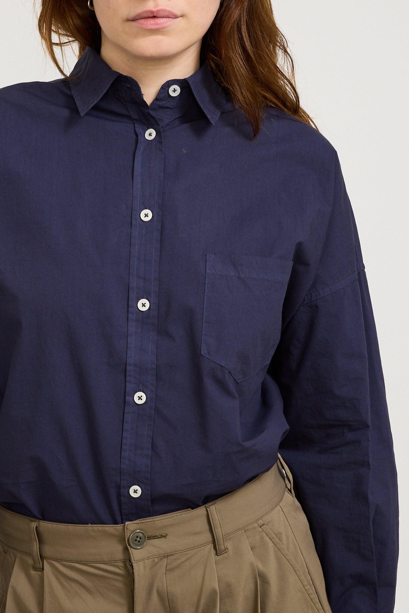 LMND | Chiara Shirt Classic Navy | Maplestore