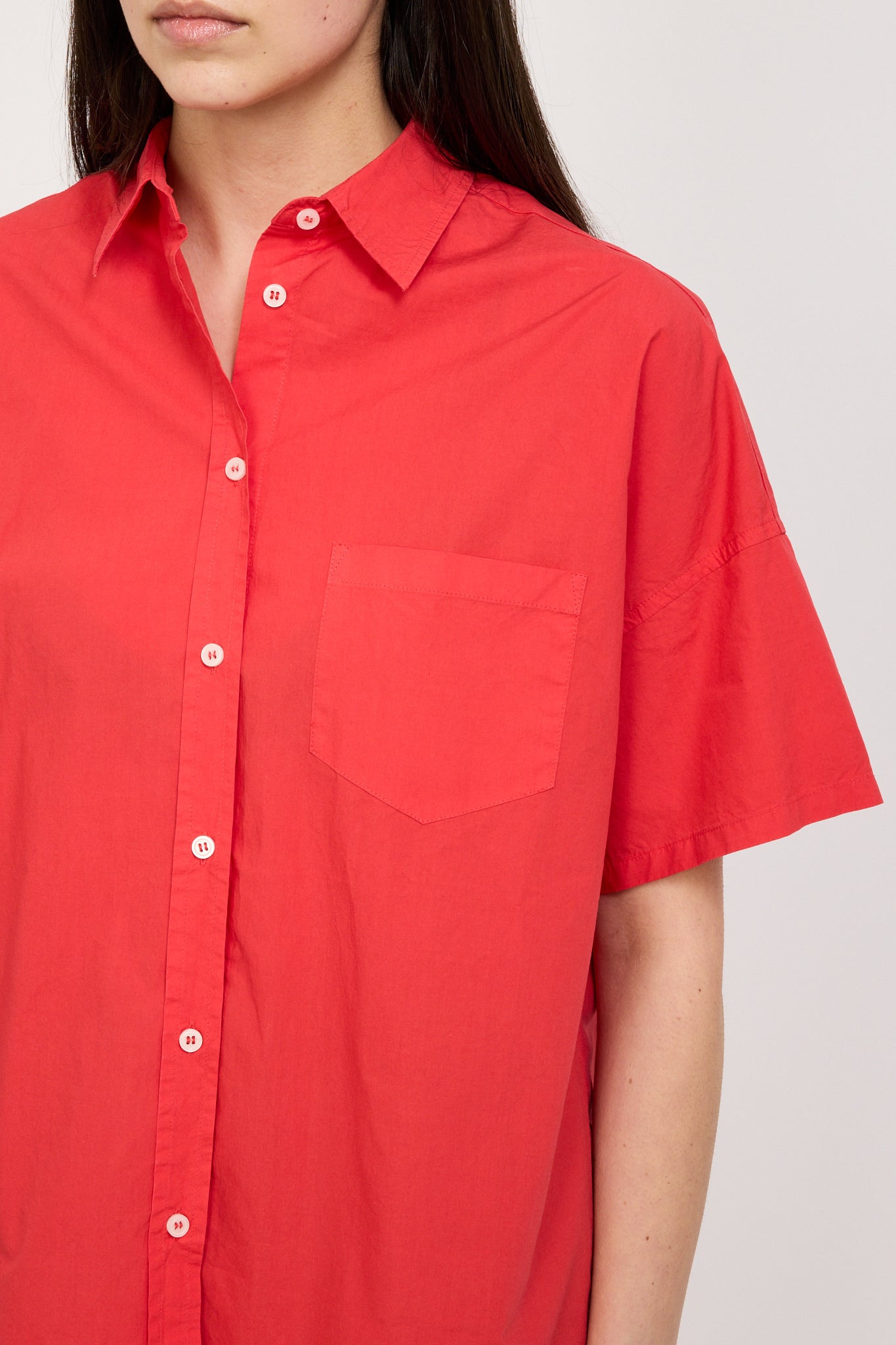 LMND | Chiara Short Sleeve Shirt Grenadine | Maplestore