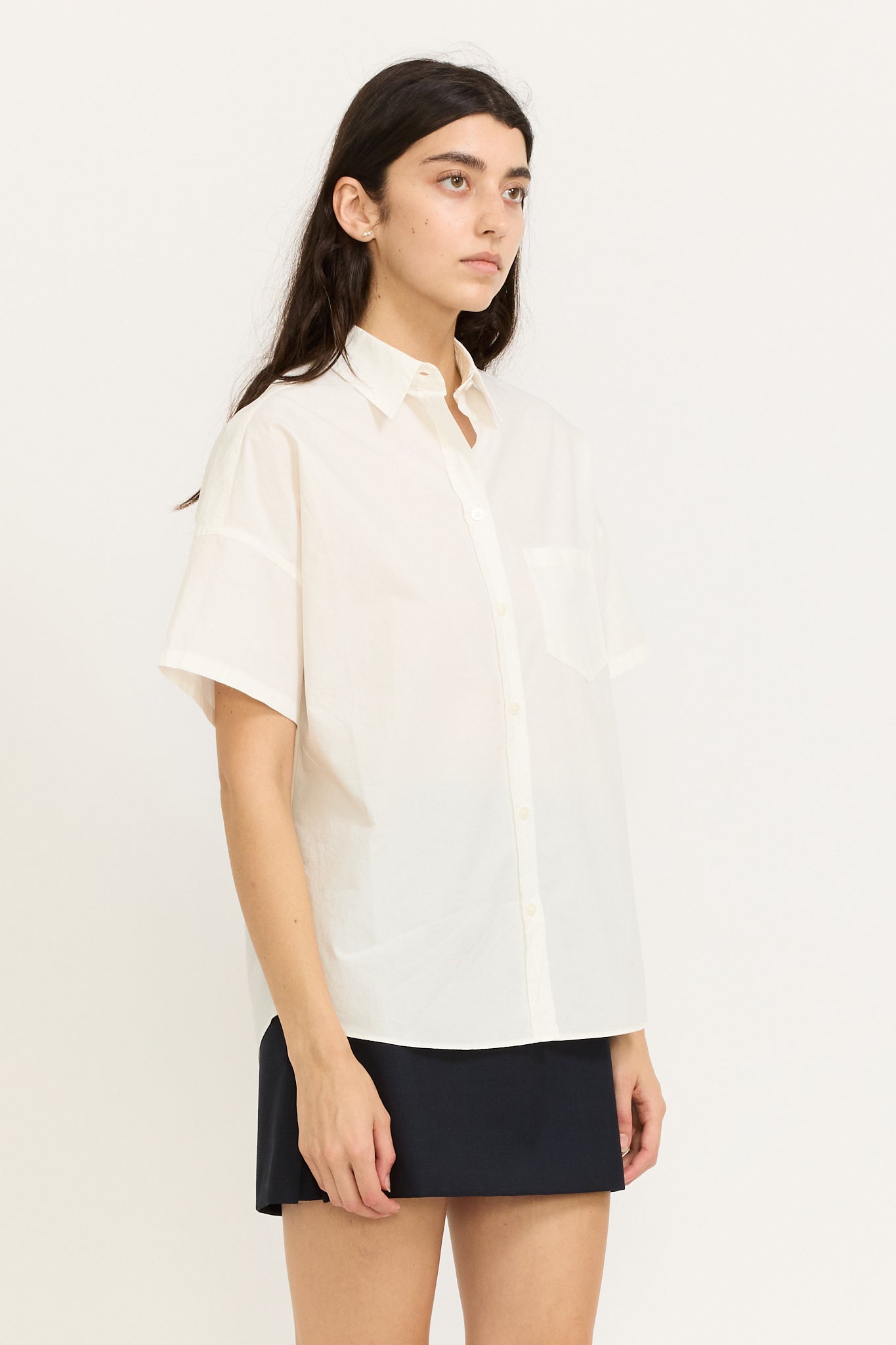 Chiara Short Sleeve Shirt White