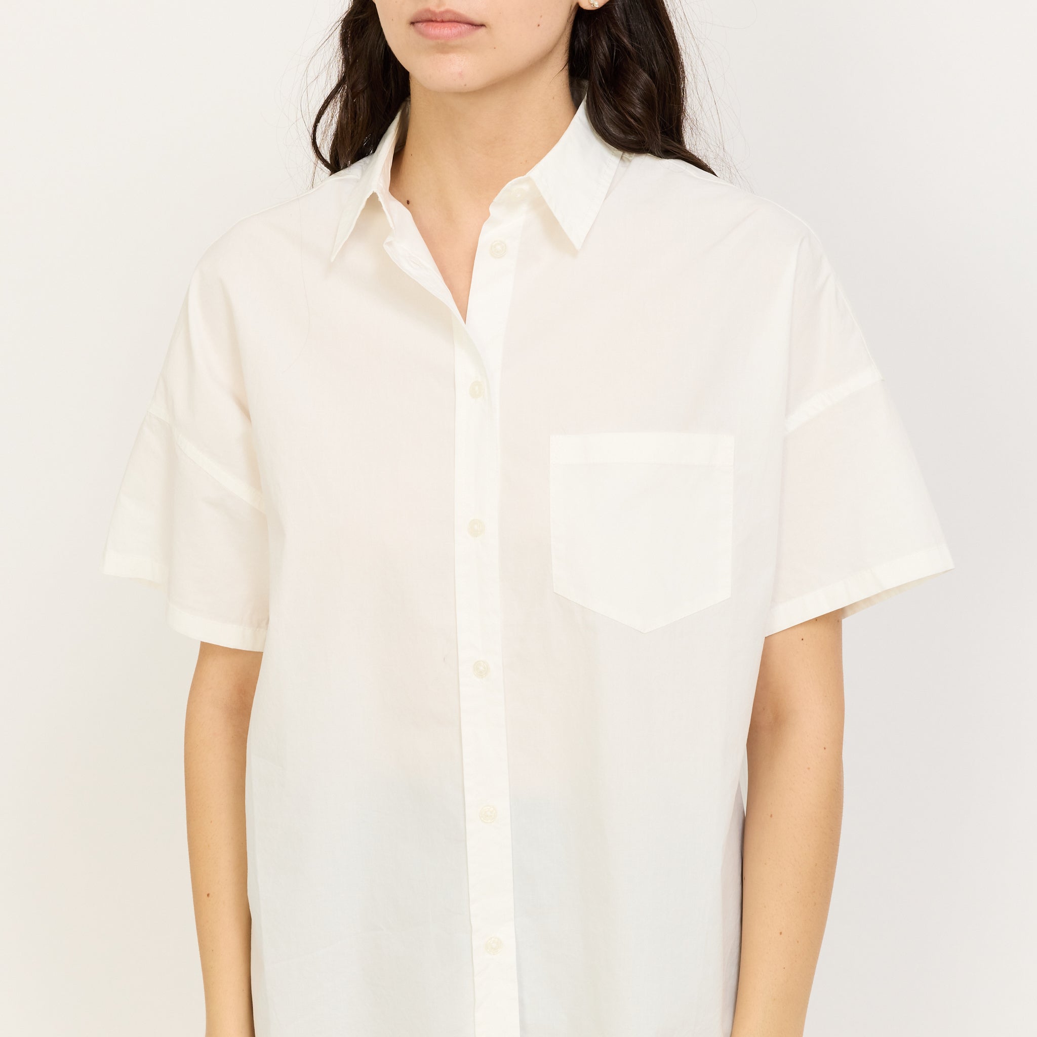 Chiara Short Sleeve Shirt White
