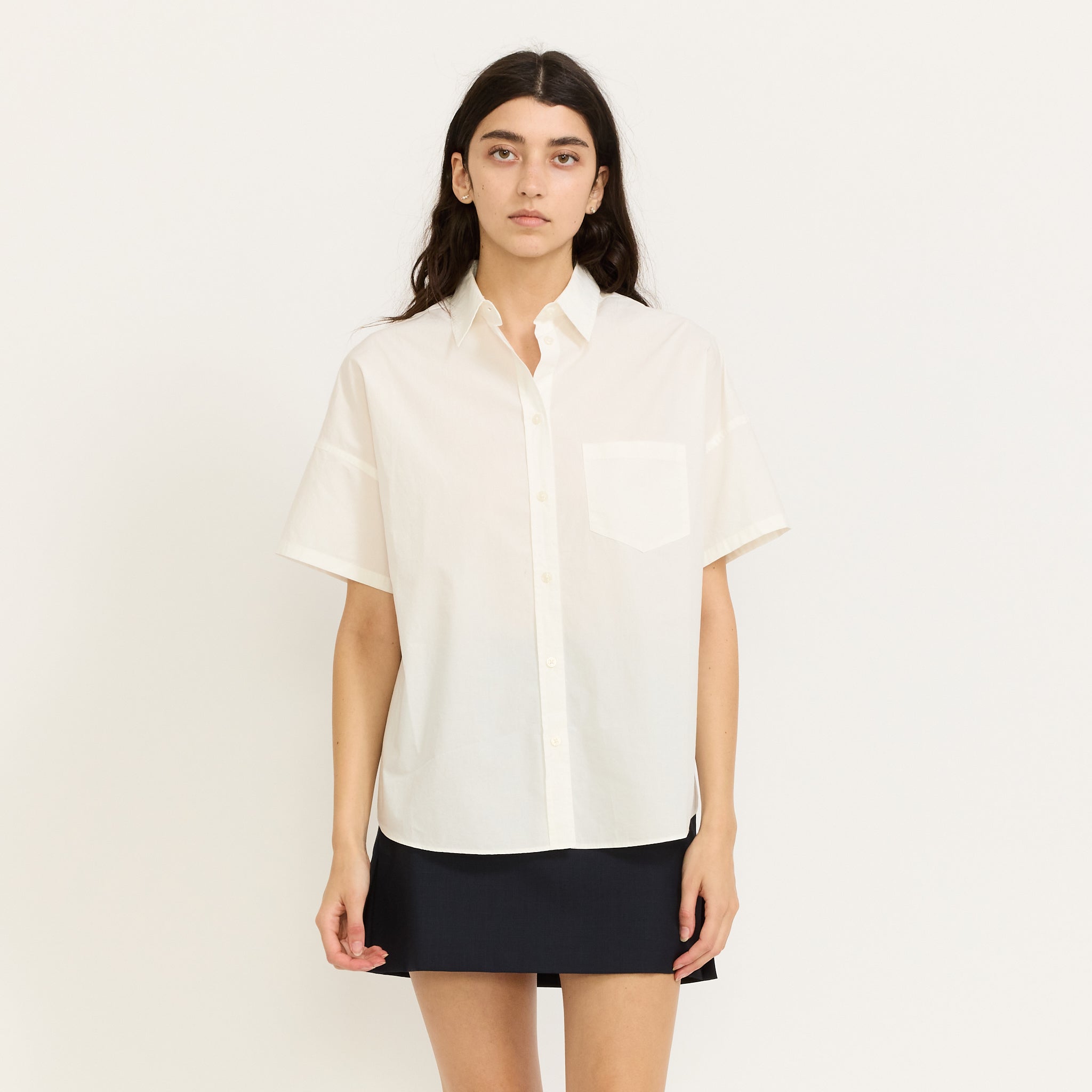 Chiara Short Sleeve Shirt White