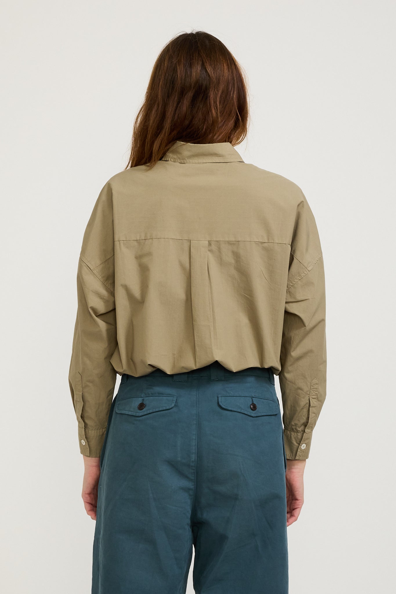 LMND | Chiara Utility Shirt Khaki | Maplestore