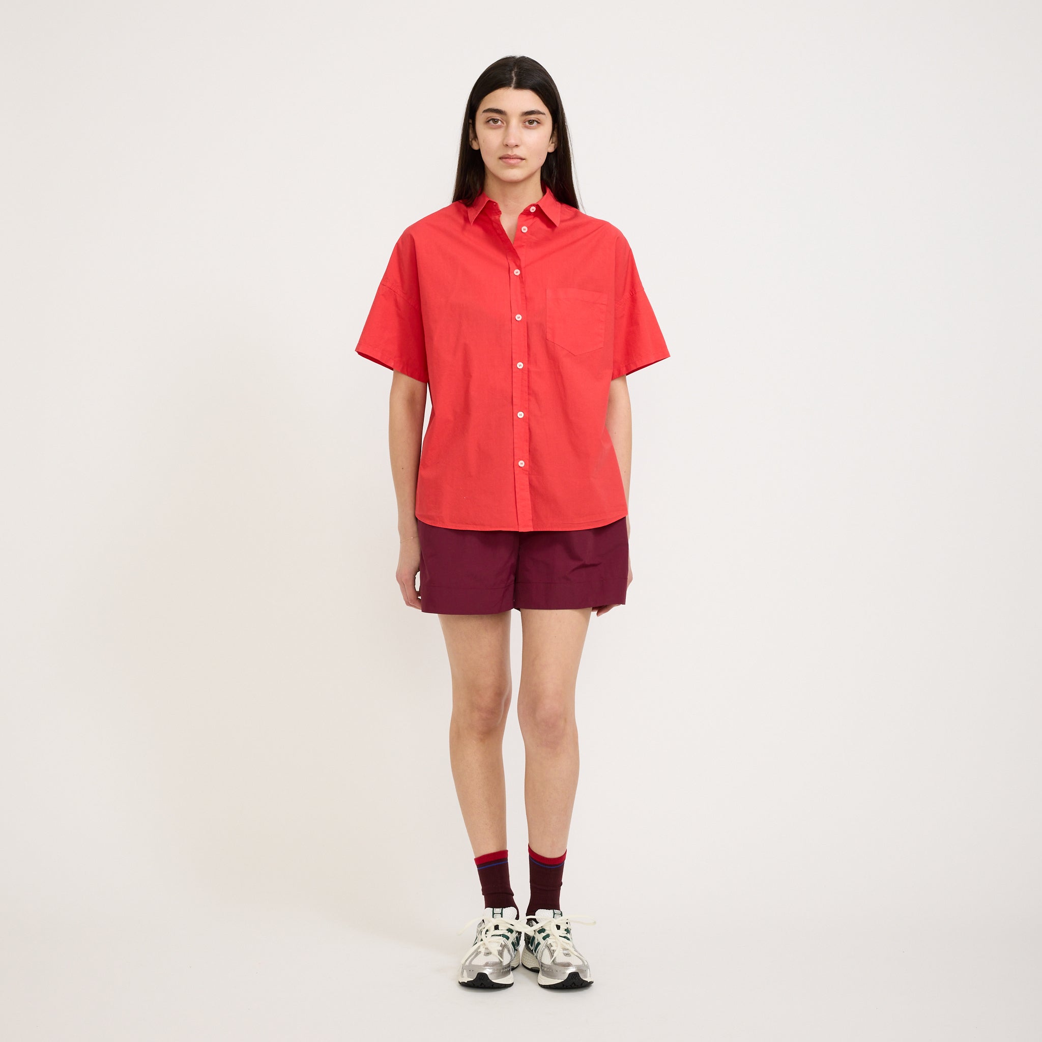 Sprint Windbreaker Short Burgundy